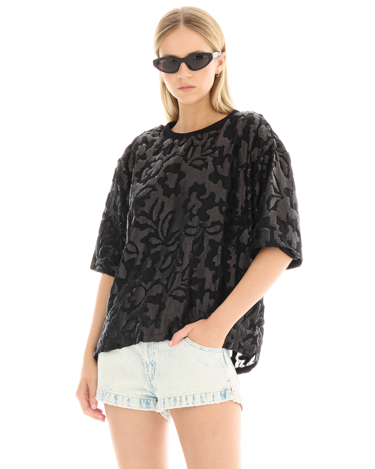 Sequin Street Tee THE TALES