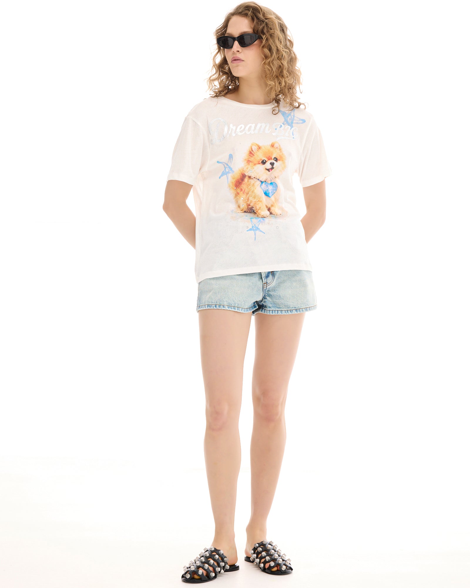 Dream Big Pom Retro Fit Tee THE TALES