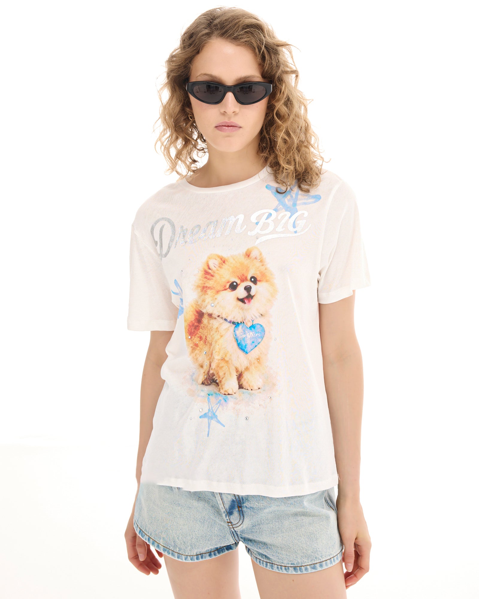 Dream Big Pom Retro Fit Tee THE TALES