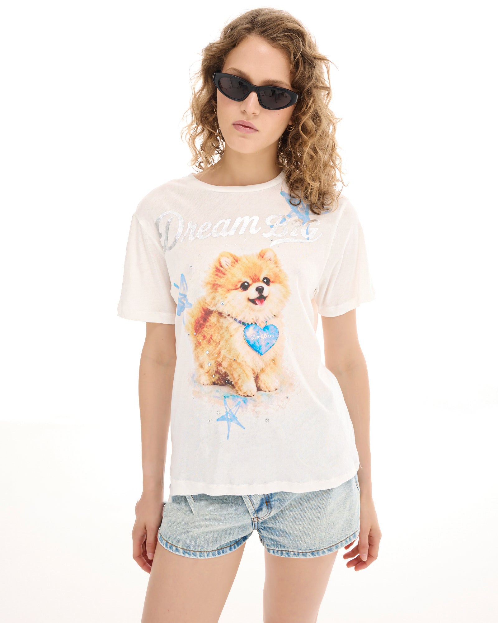 Dream Big Pom Retro Fit Tee THE TALES