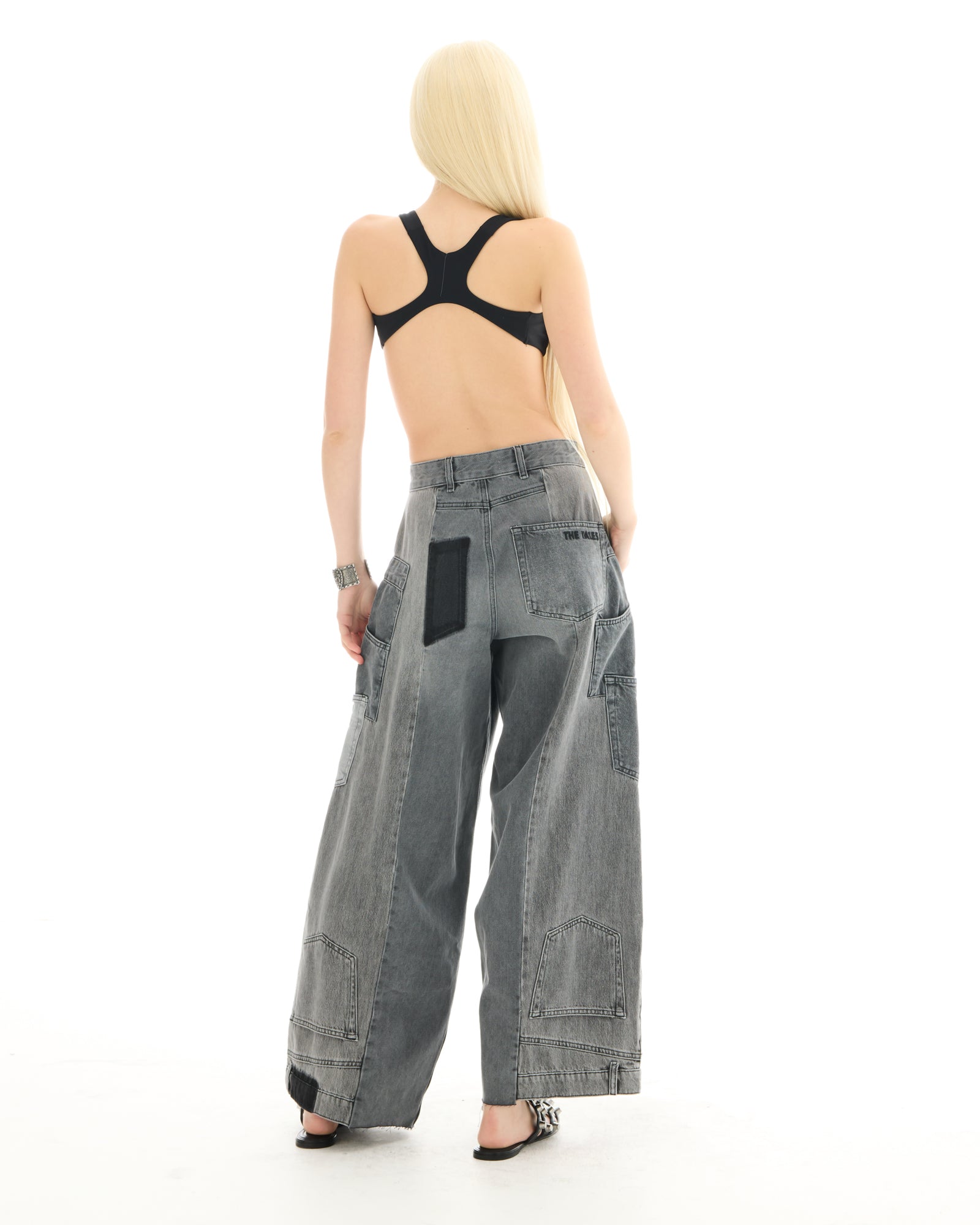 The Tales Reworked Patch Jeans