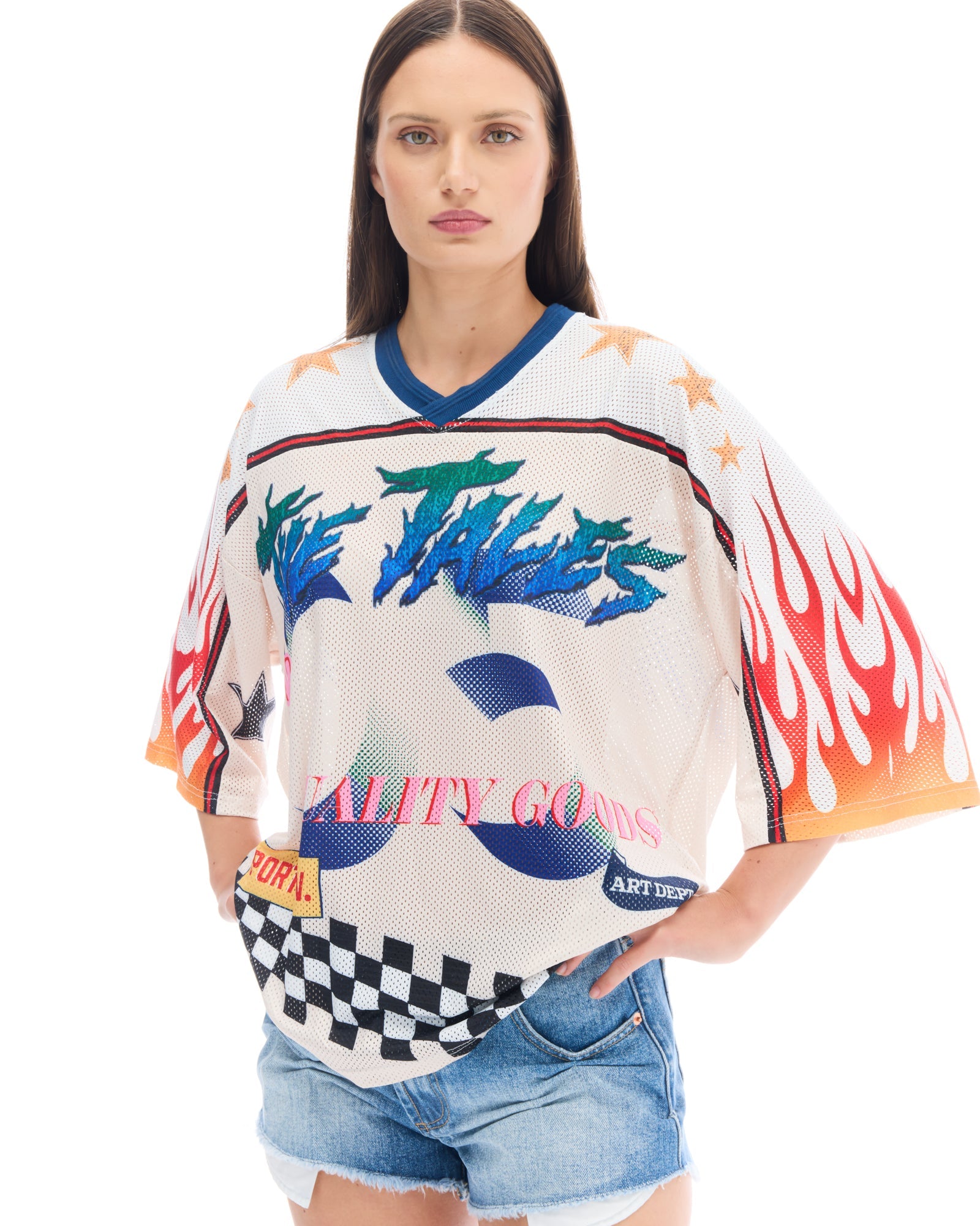 05 Racer Football Jersey by THE TALES - side view