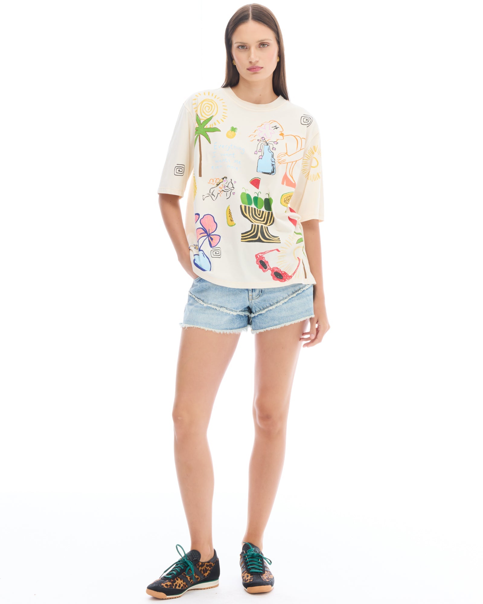 Everything I Want Illustrated Tee by THE TALES - back view