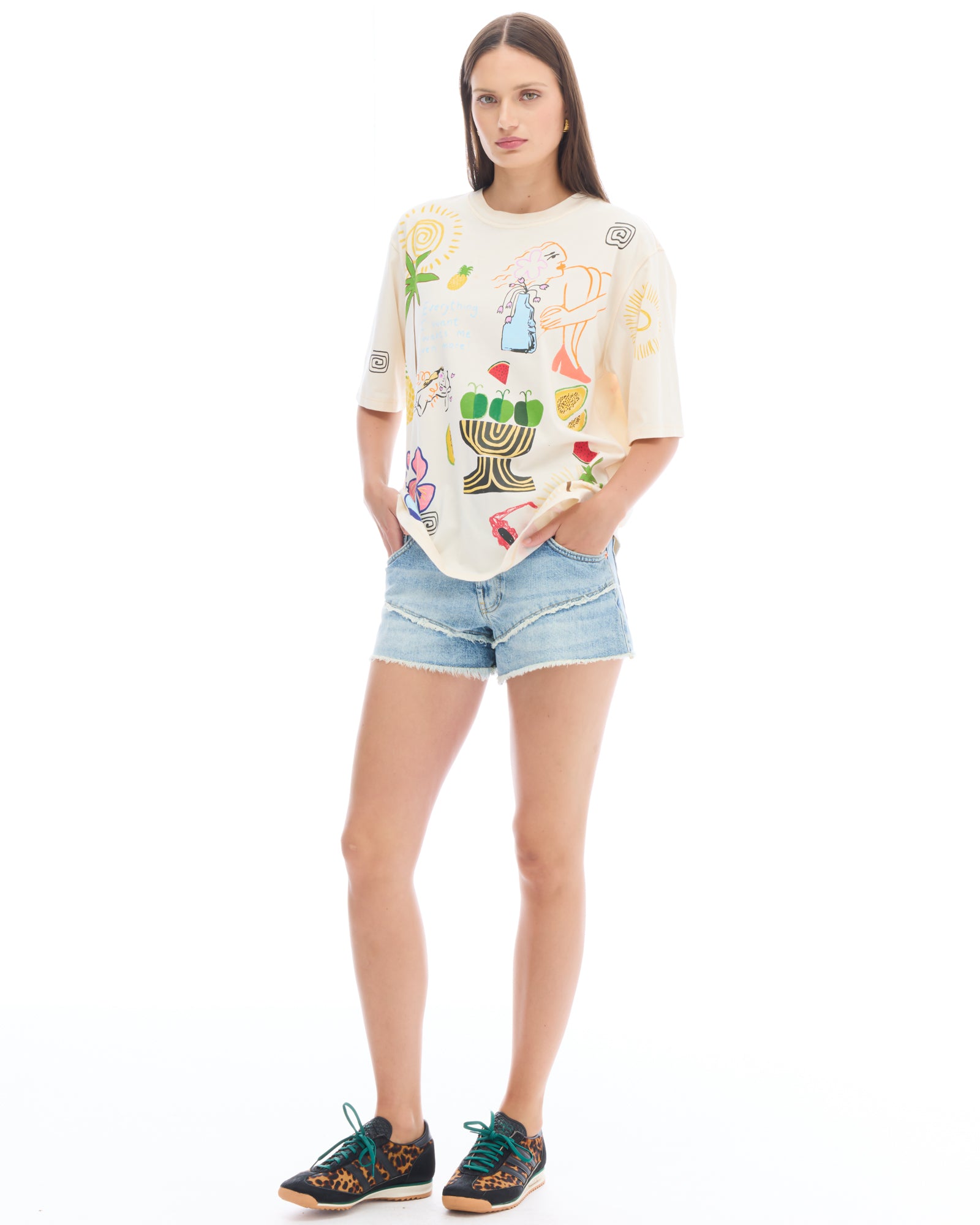 私のイラスト入りミューズTシャツ