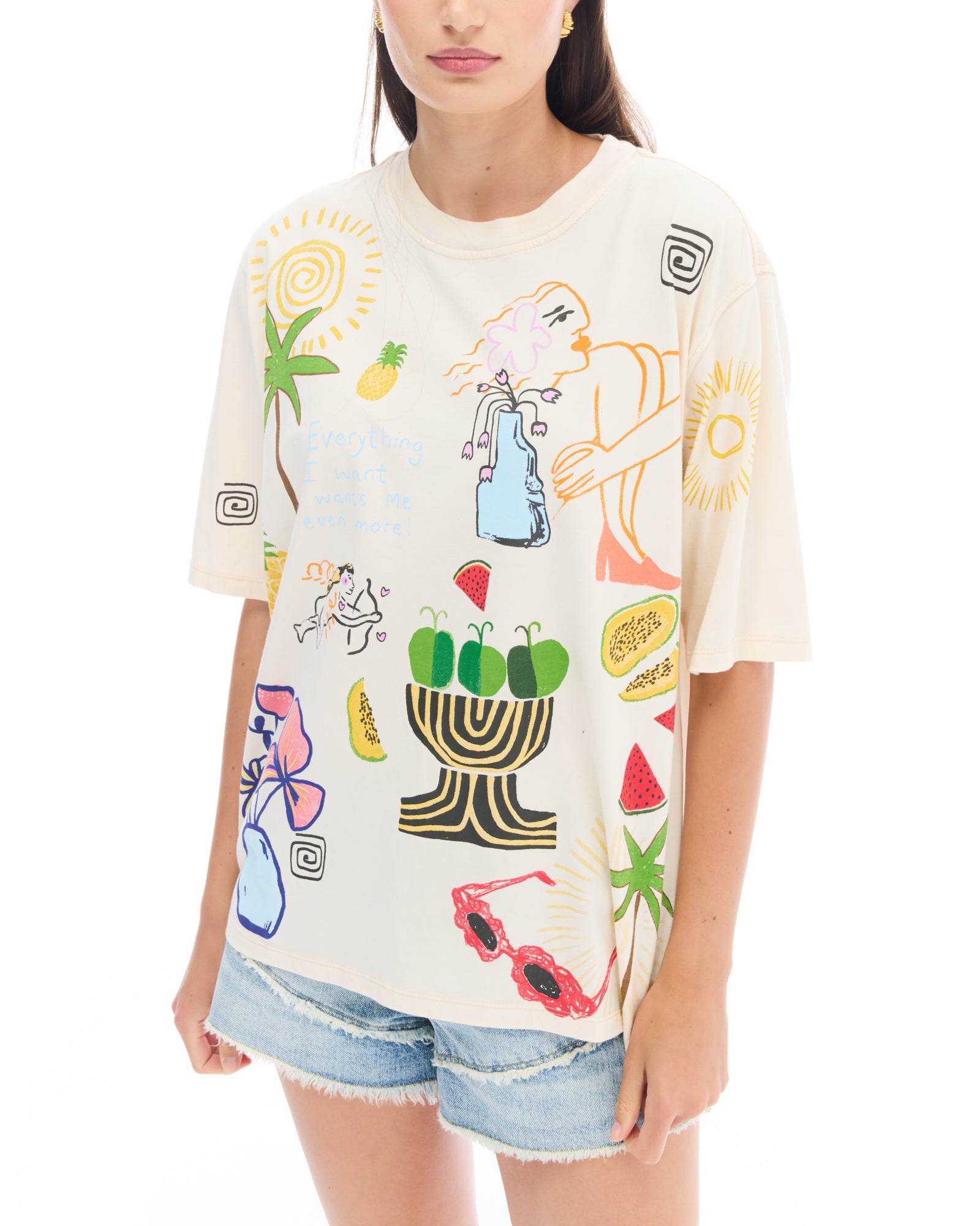 私のイラスト入りミューズTシャツ