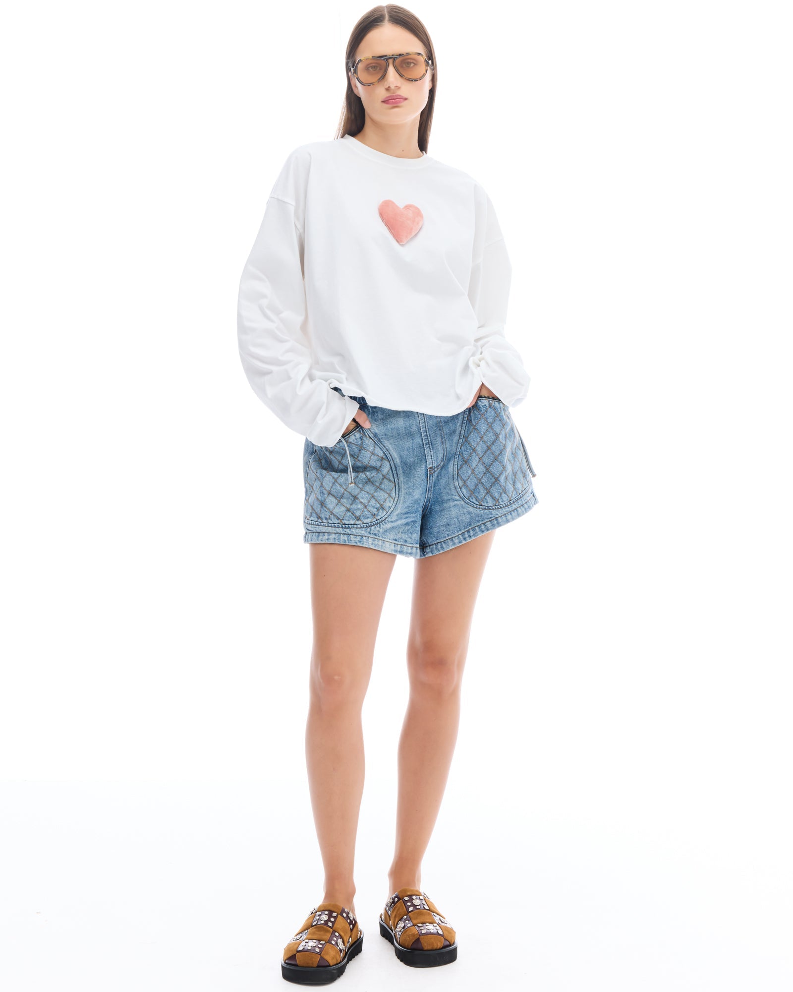 We Love Velvet Heart Long Sleeve Tee THE TALES