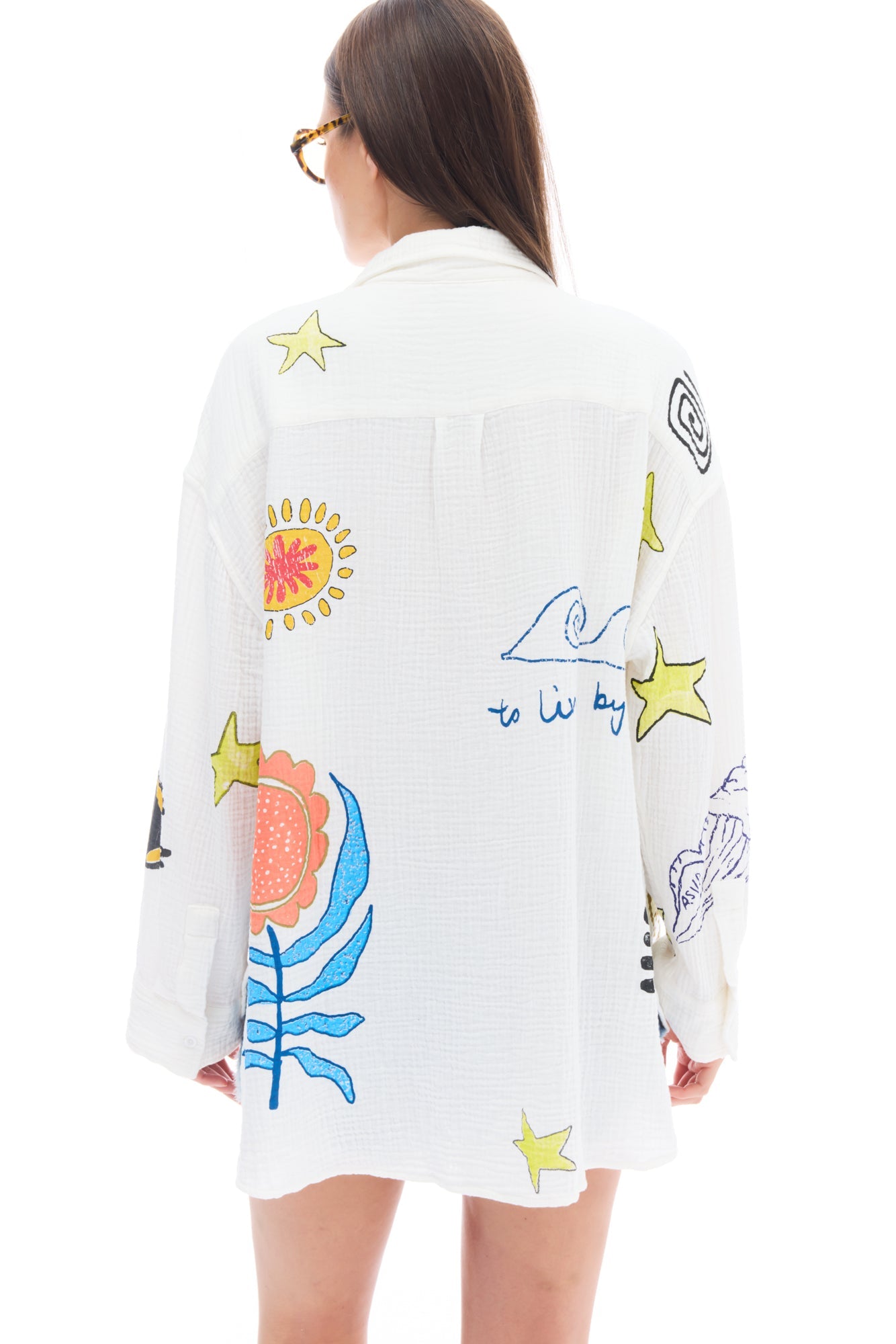 The Illustrated Weekend Shirt by THE TALES - back view