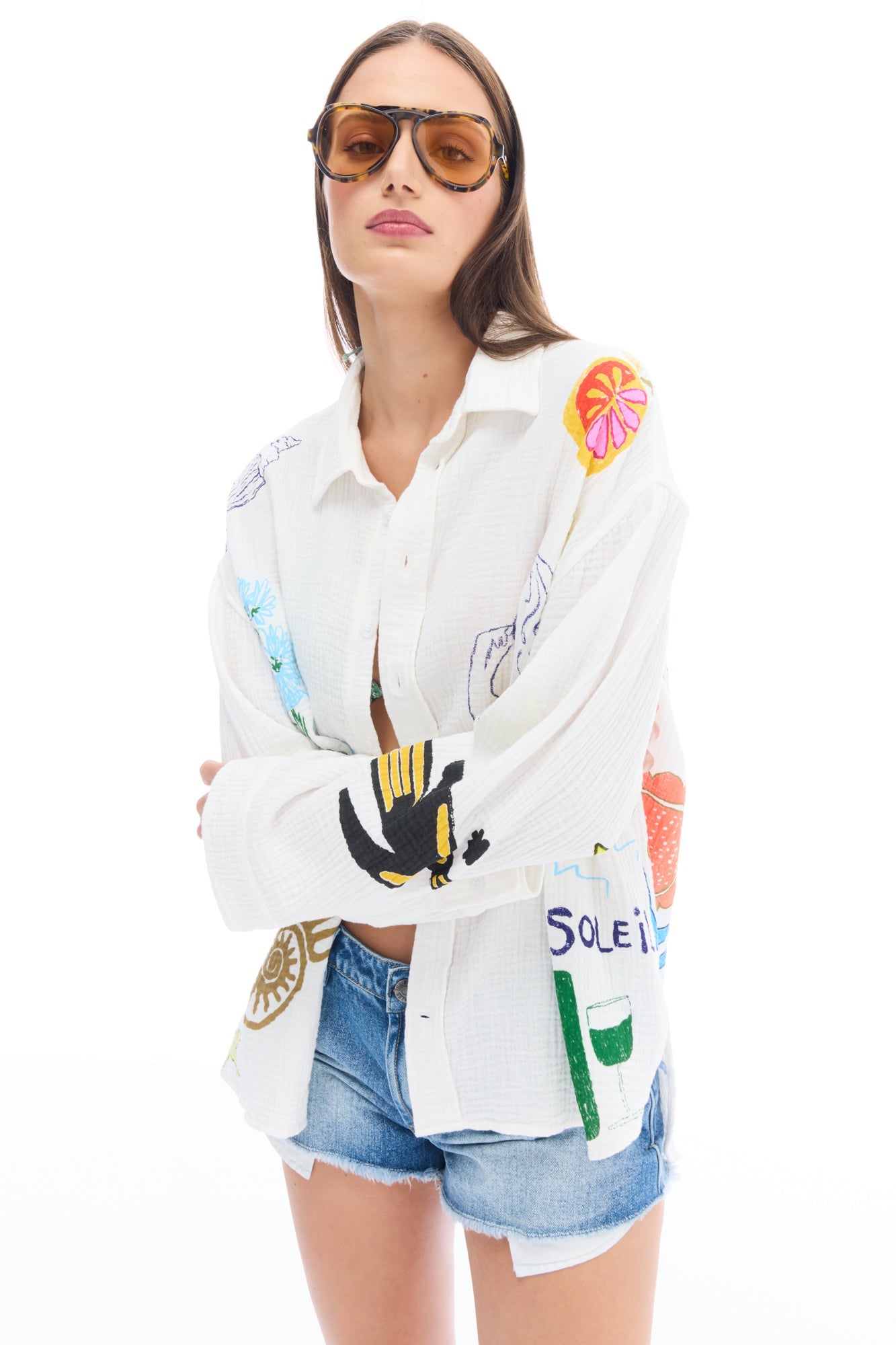 The Illustrated Weekend Shirt by THE TALES - side view