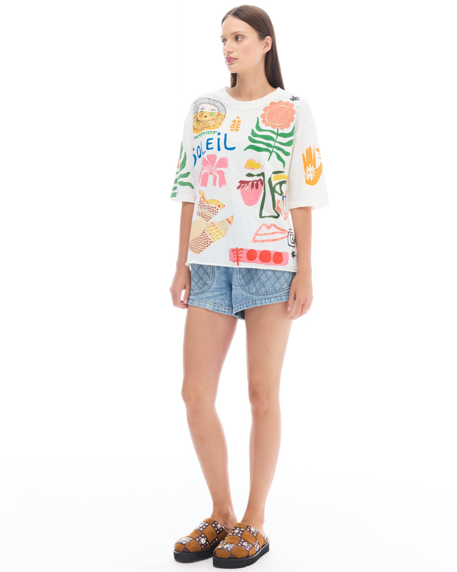 The Illustrated Folk Street Tee by THE TALES - back view