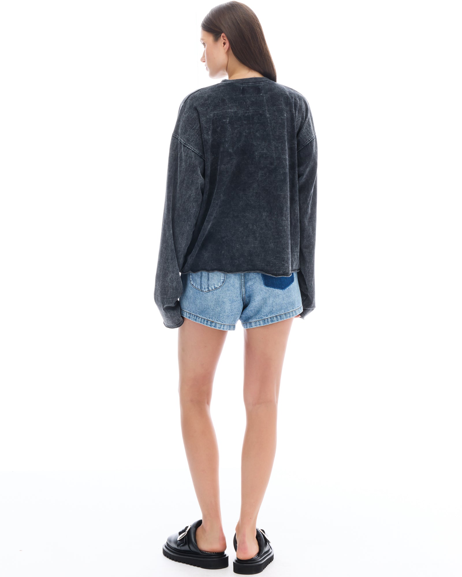Worn Grandad Long sleeve Tee