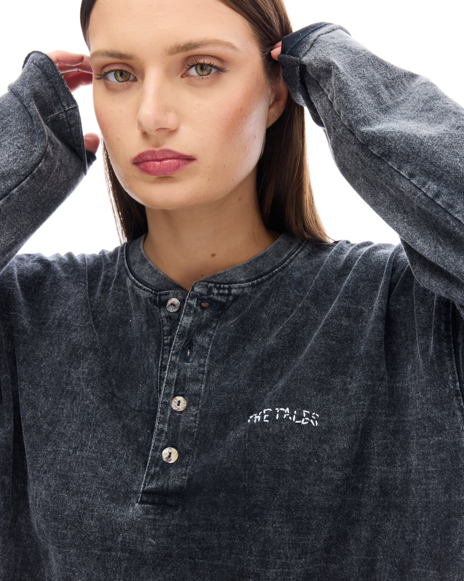 Worn Grandad Long sleeve Tee