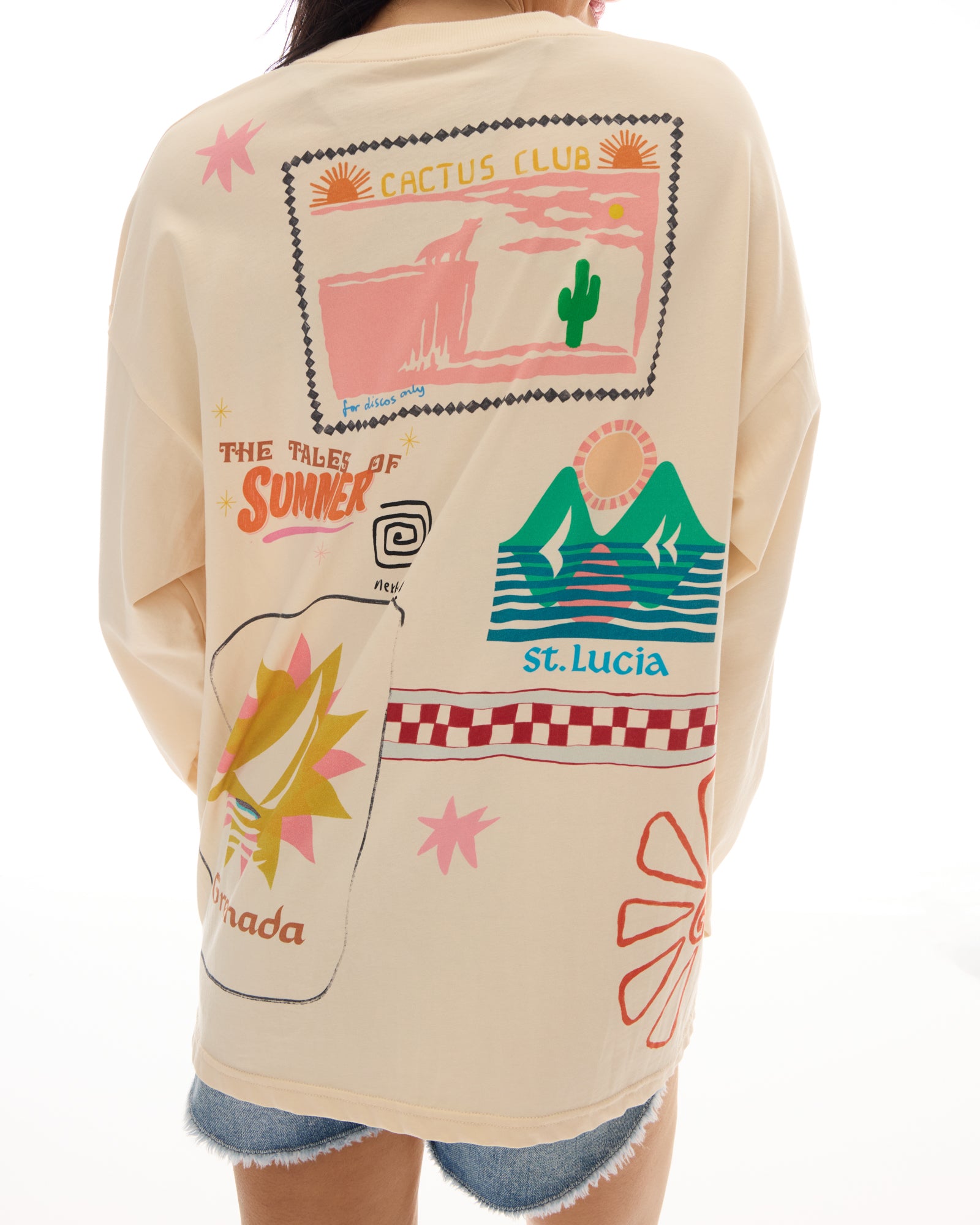 Postcards of Summer Long Sleeve Tee