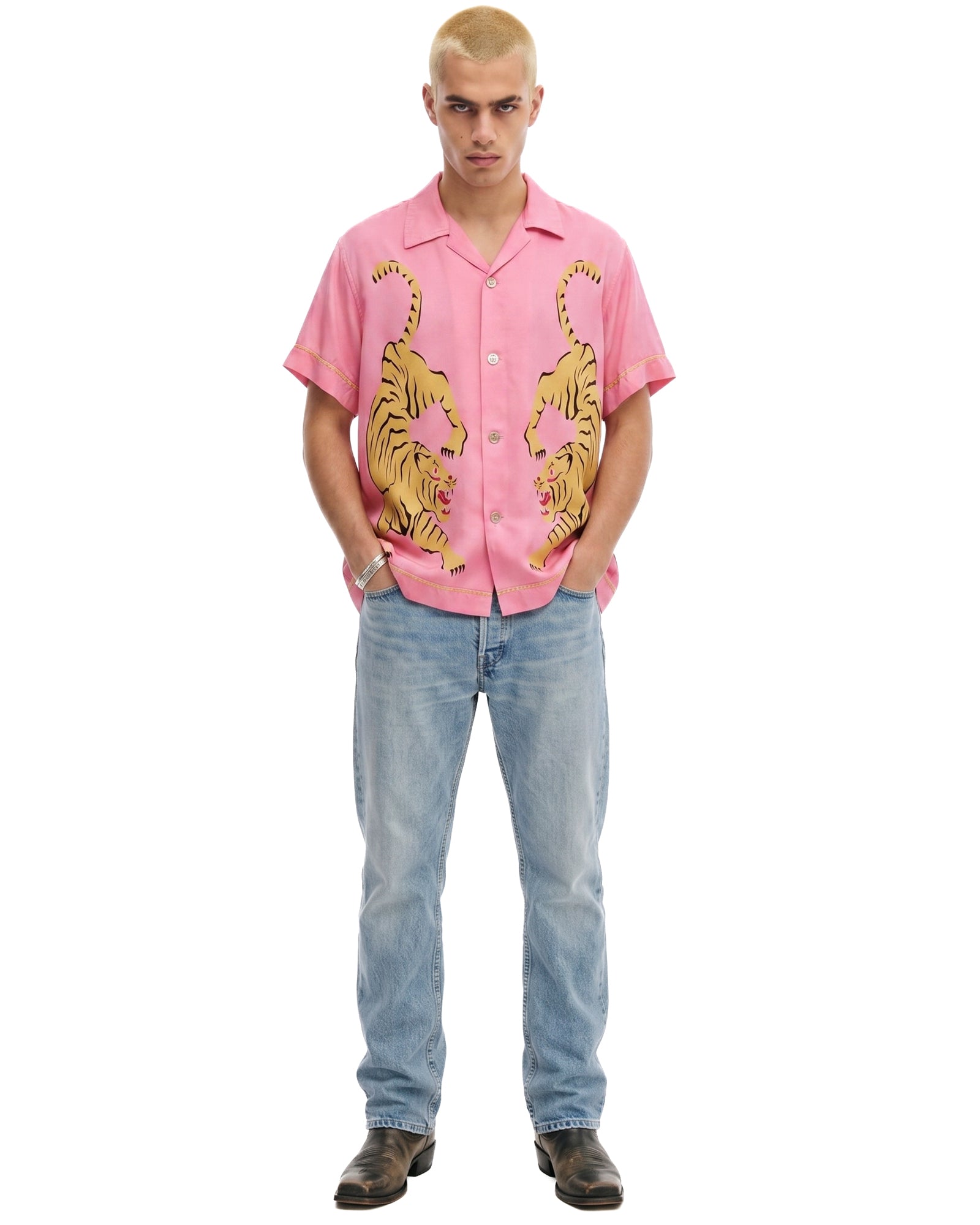 Crouching Tiger Silk Shirt