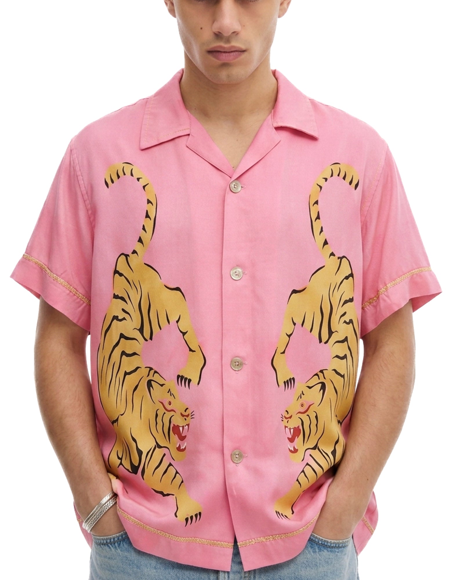 Crouching Tiger Silk Shirt
