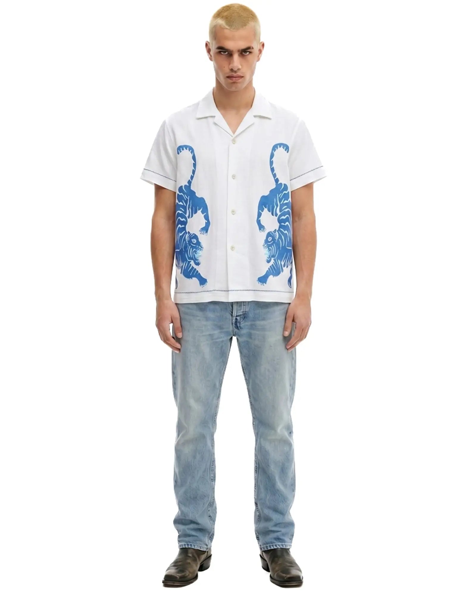 Crouching Tiger Shirt by THE TALES - editorial shot