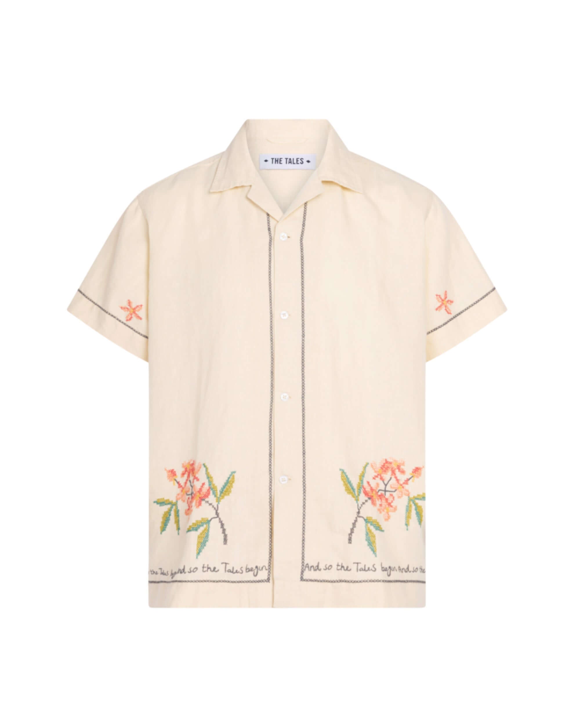 Flower Linen Truck Shirt