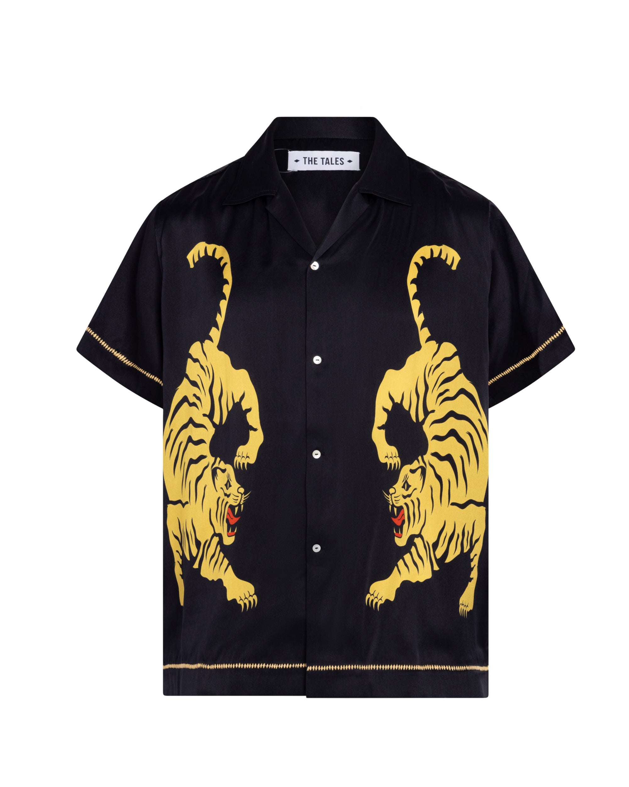 Seidenhemd „Crouching Tiger“