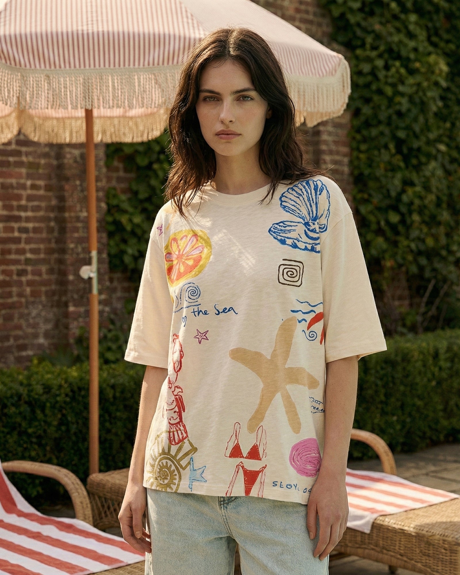 My Illustrated Seaside Tee
