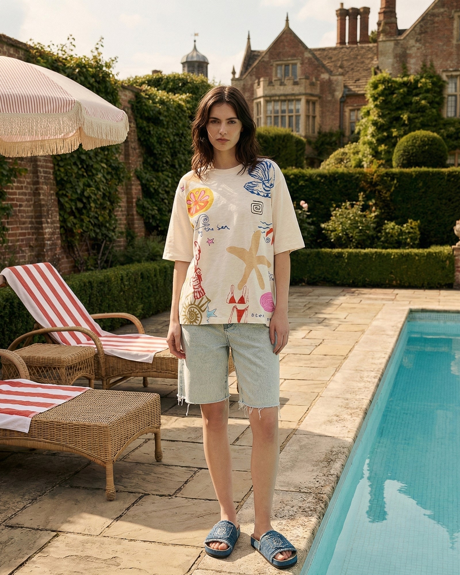 My Illustrated Seaside Tee THE TALES