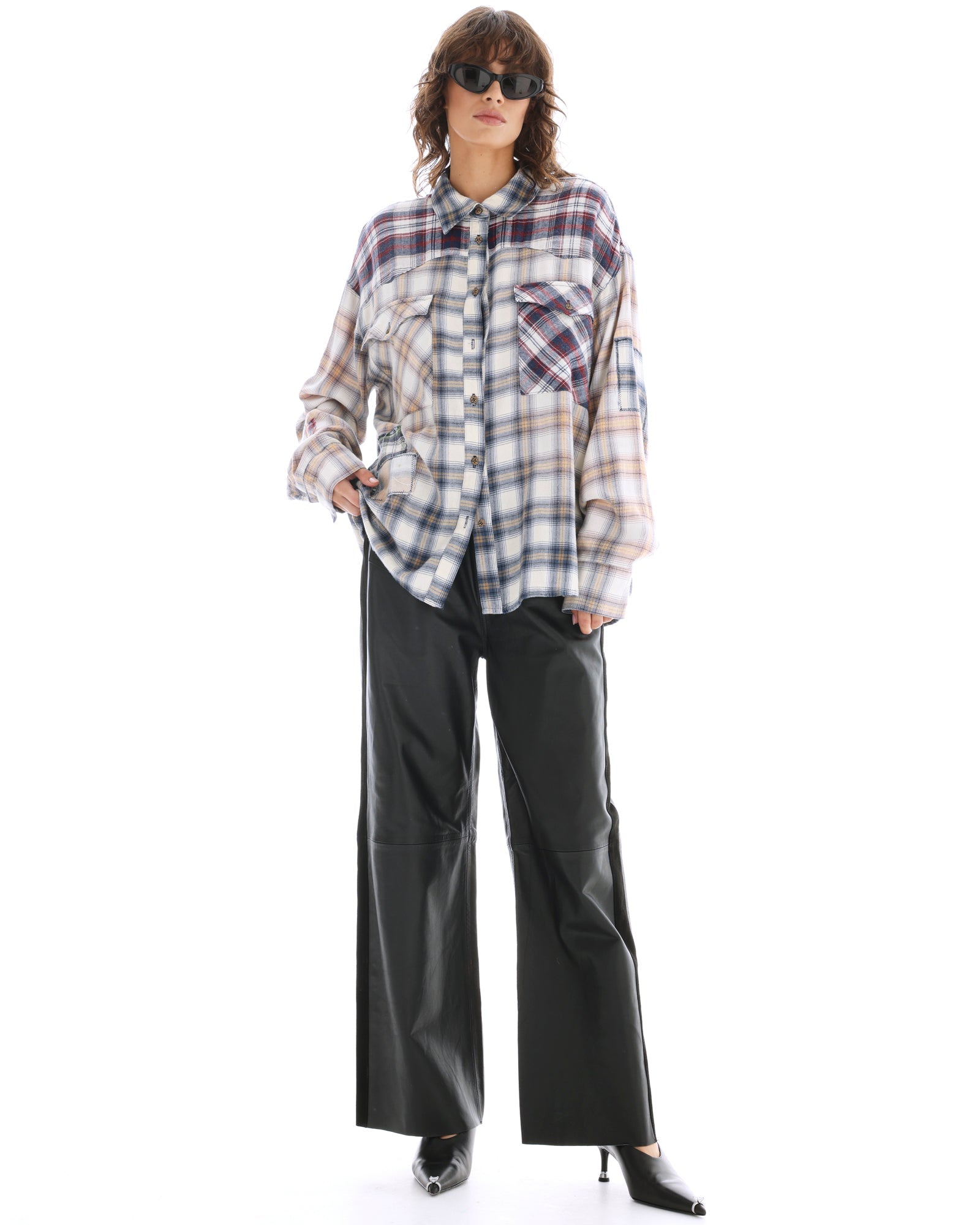 How to style a flannel shirt in 2026 - The Tales Patched Up Western Shirt
