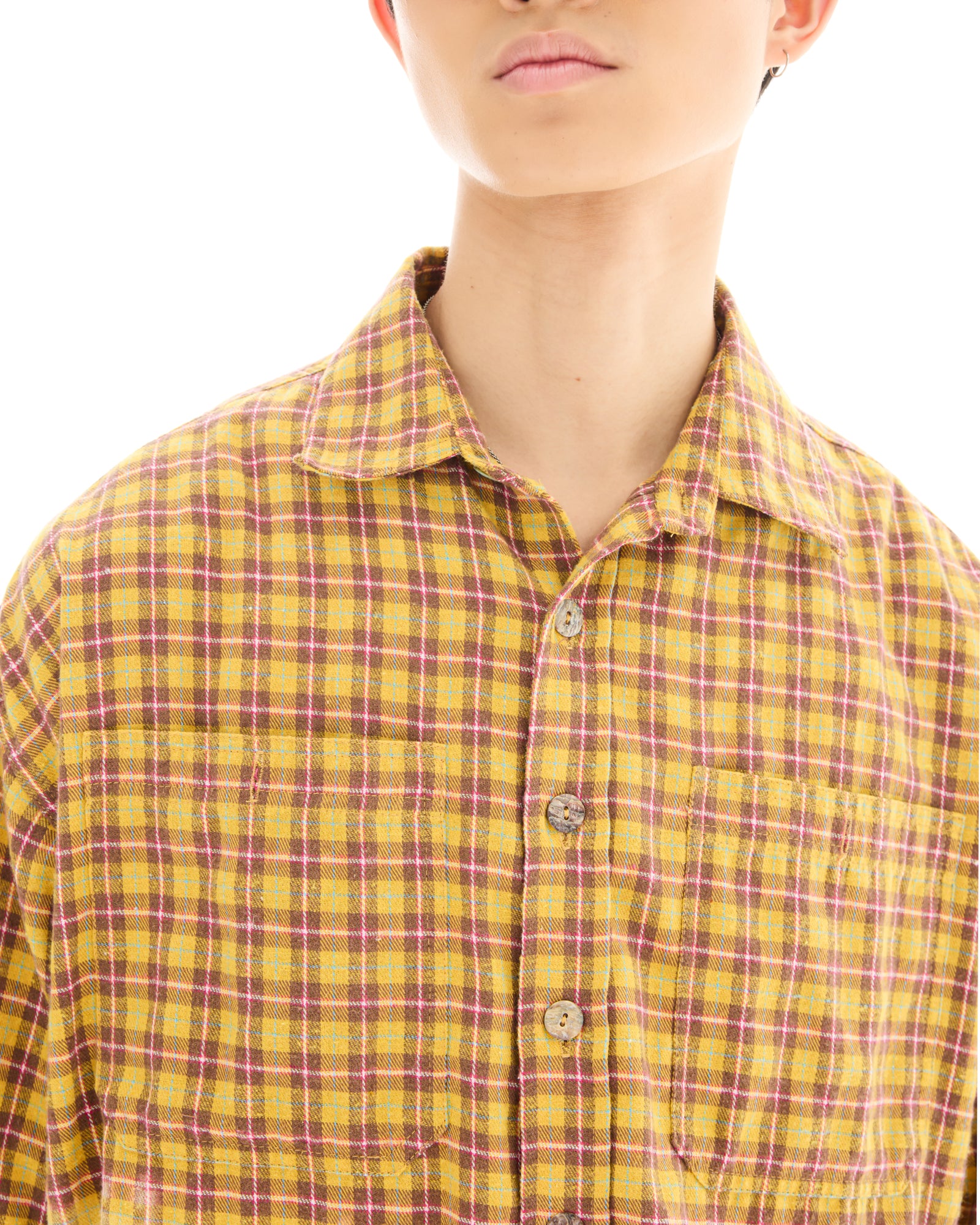 Fear And Loathing Bleached Check Shirt