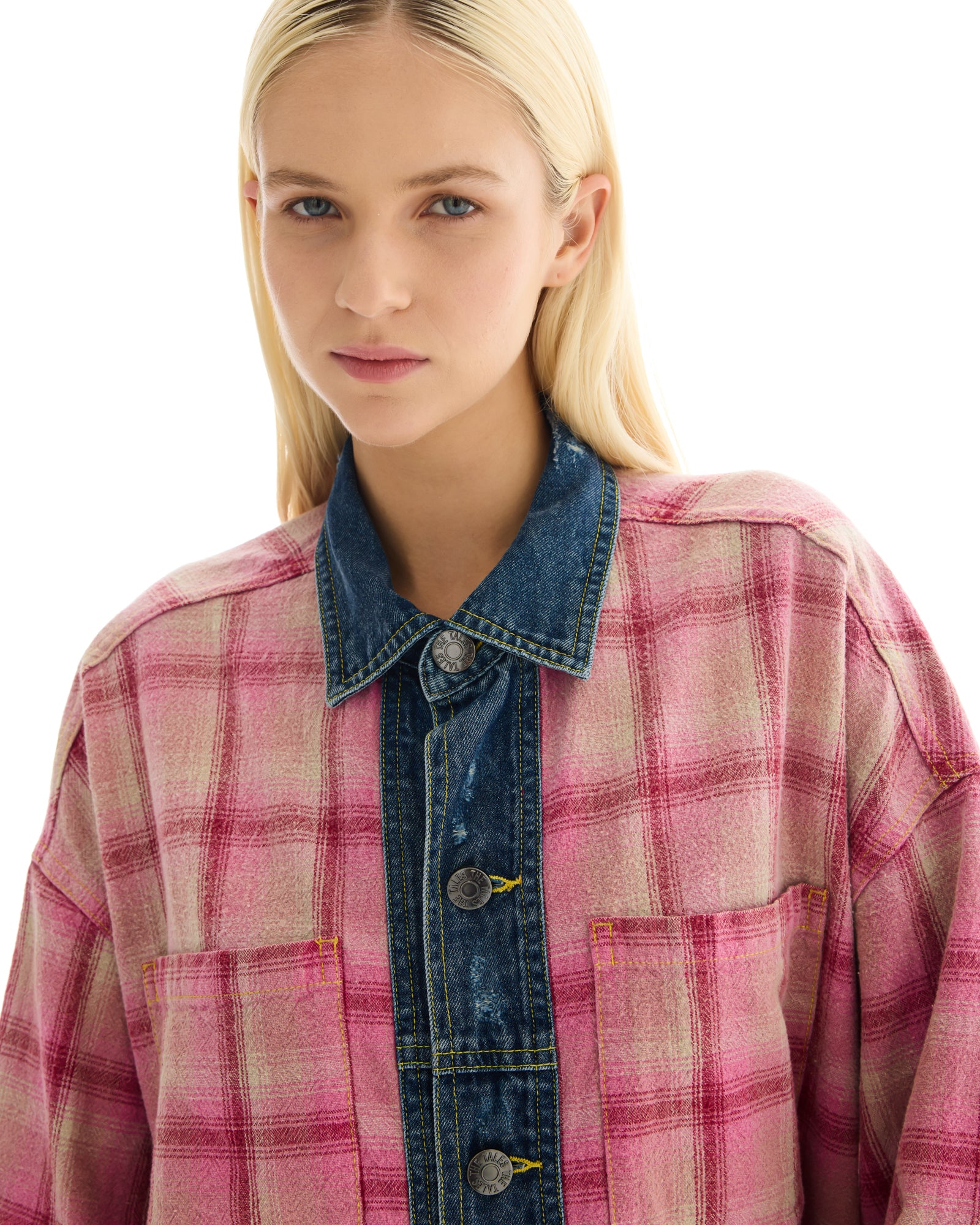 ザ・テイルズ ヴィンテージウォッシュフランネルシャツ