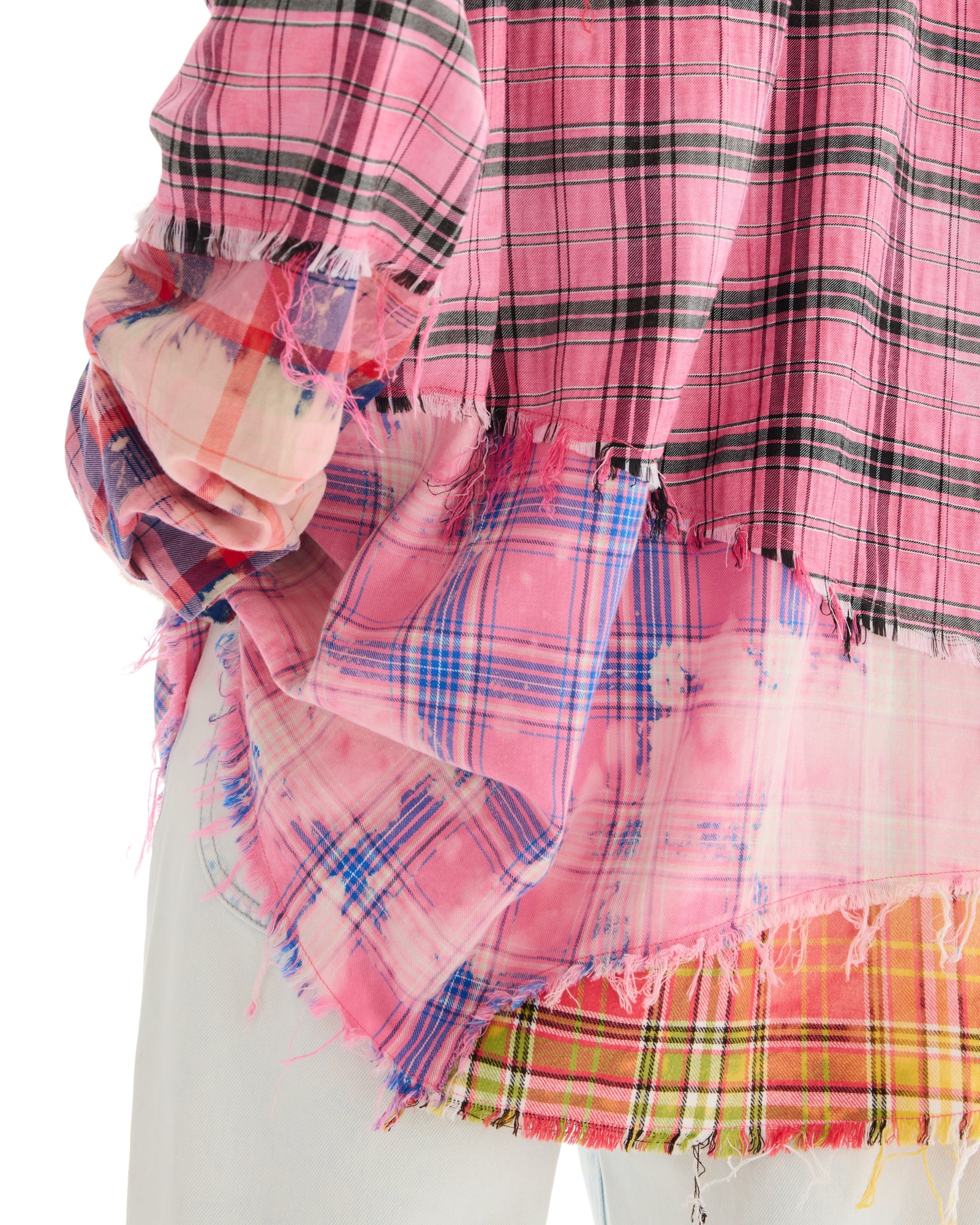 The Tales Reworked And Destroyed Check Shirt