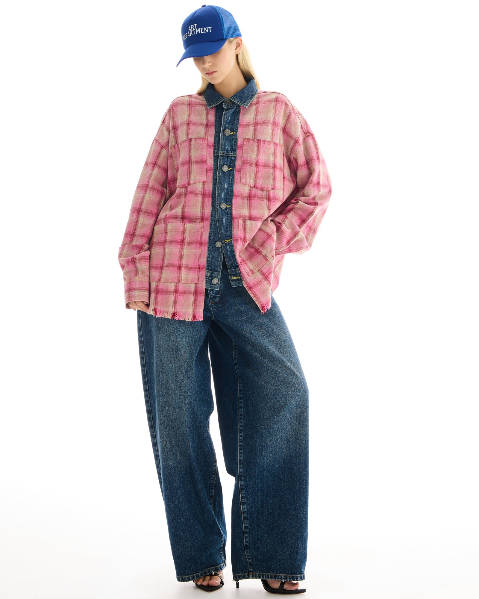 ザ・テイルズ ヴィンテージウォッシュフランネルシャツ