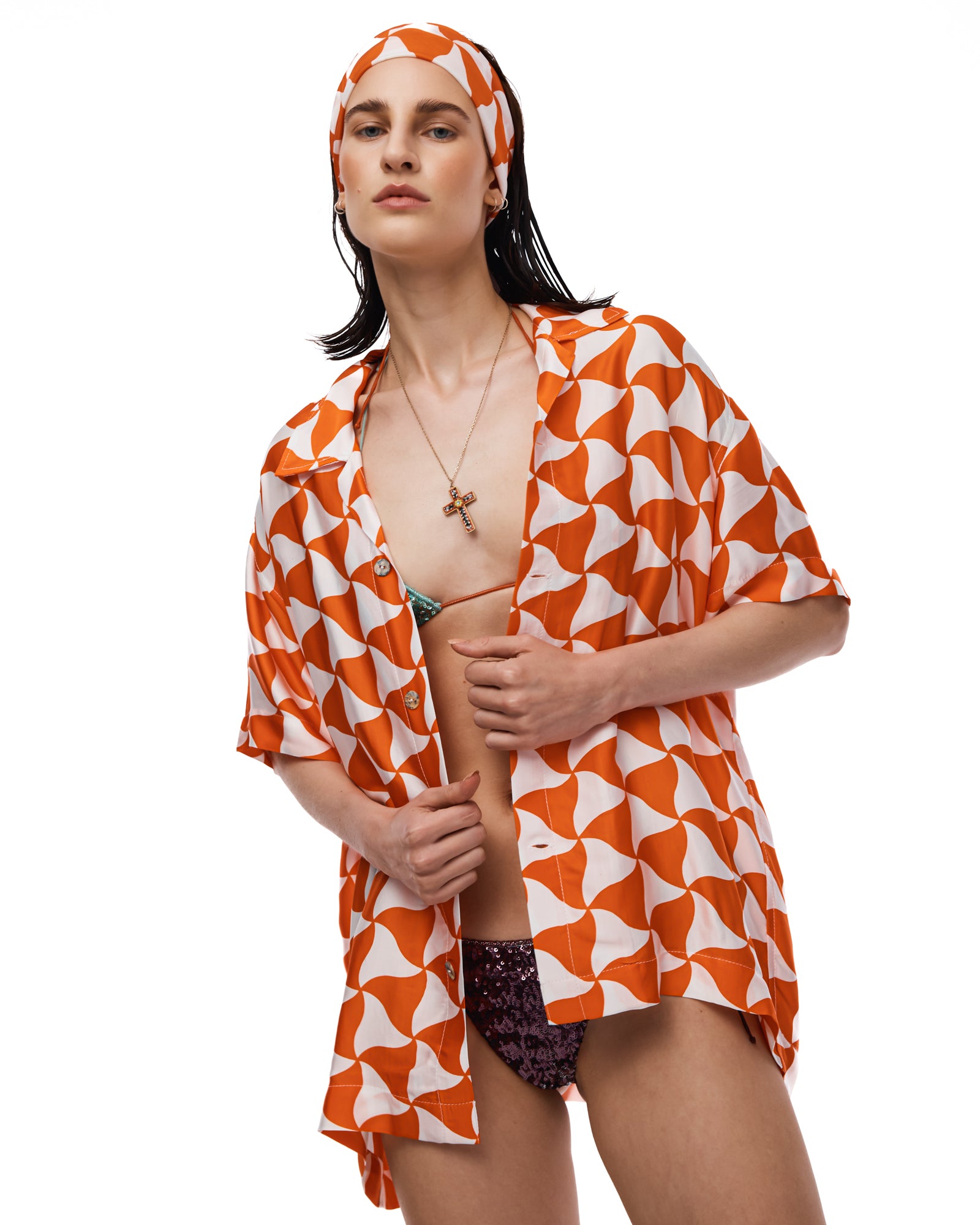 The Tales Cabana Satin Shirt