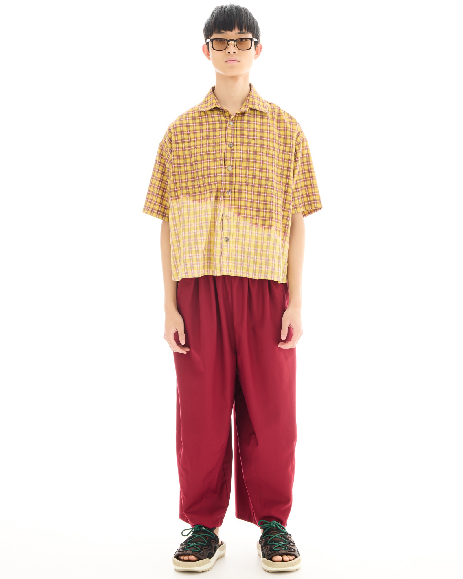 Fear And Loathing Bleached Check Shirt