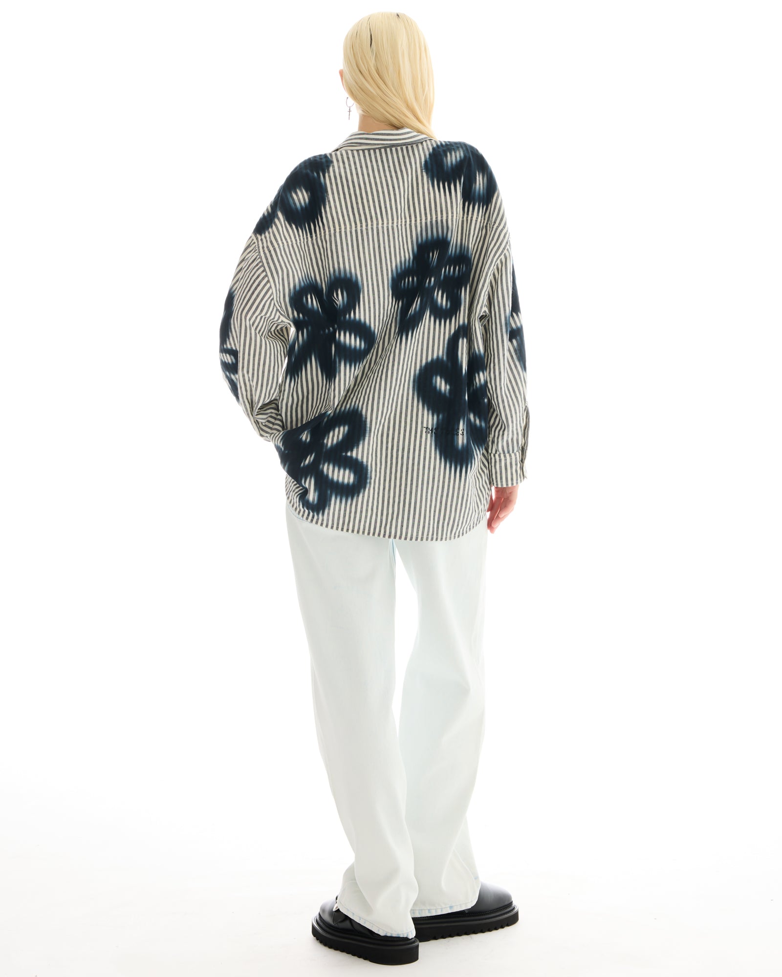 Floral Street Hand Spray Stripe Shirt