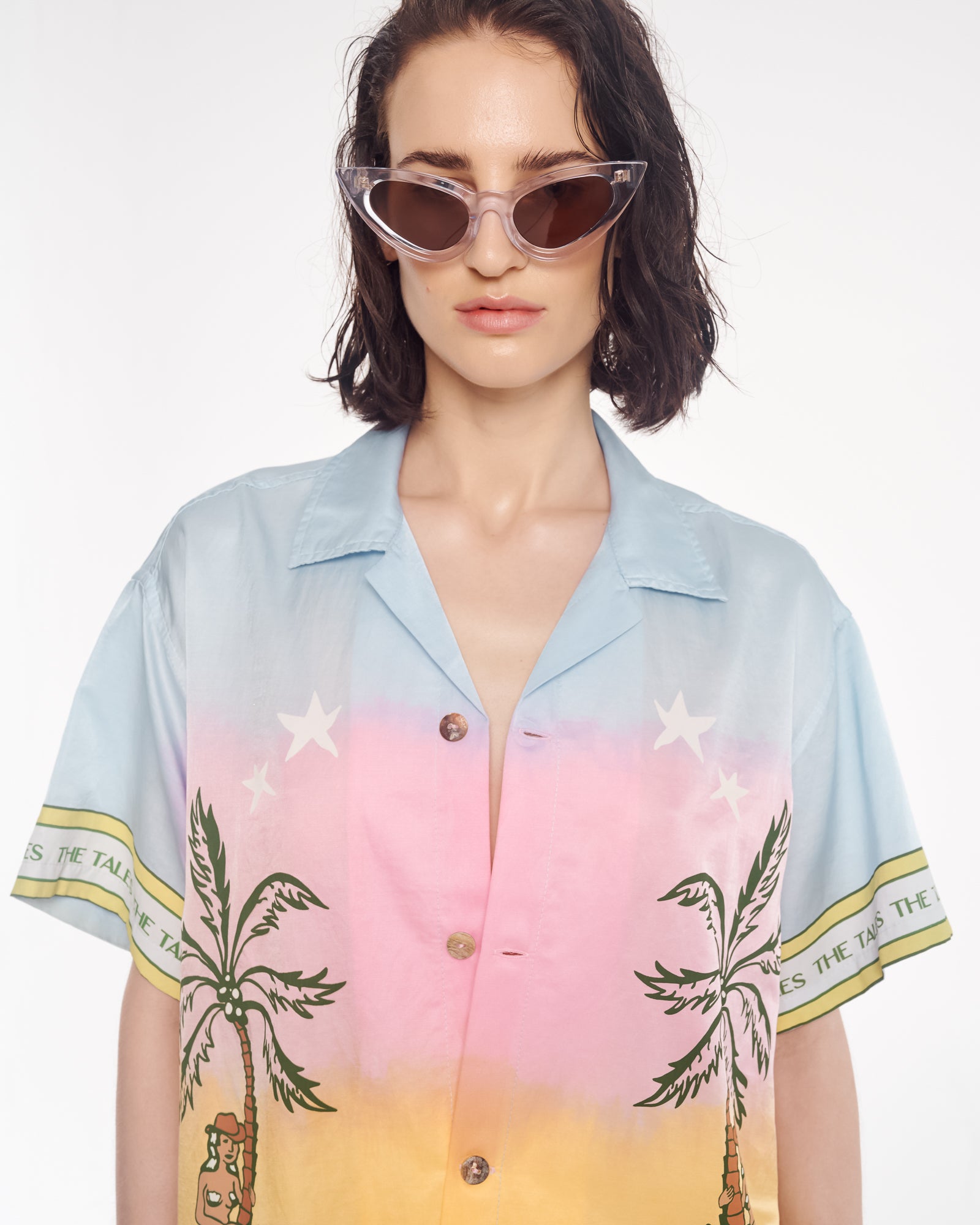 Cowboy Mermaid Silk Shirt