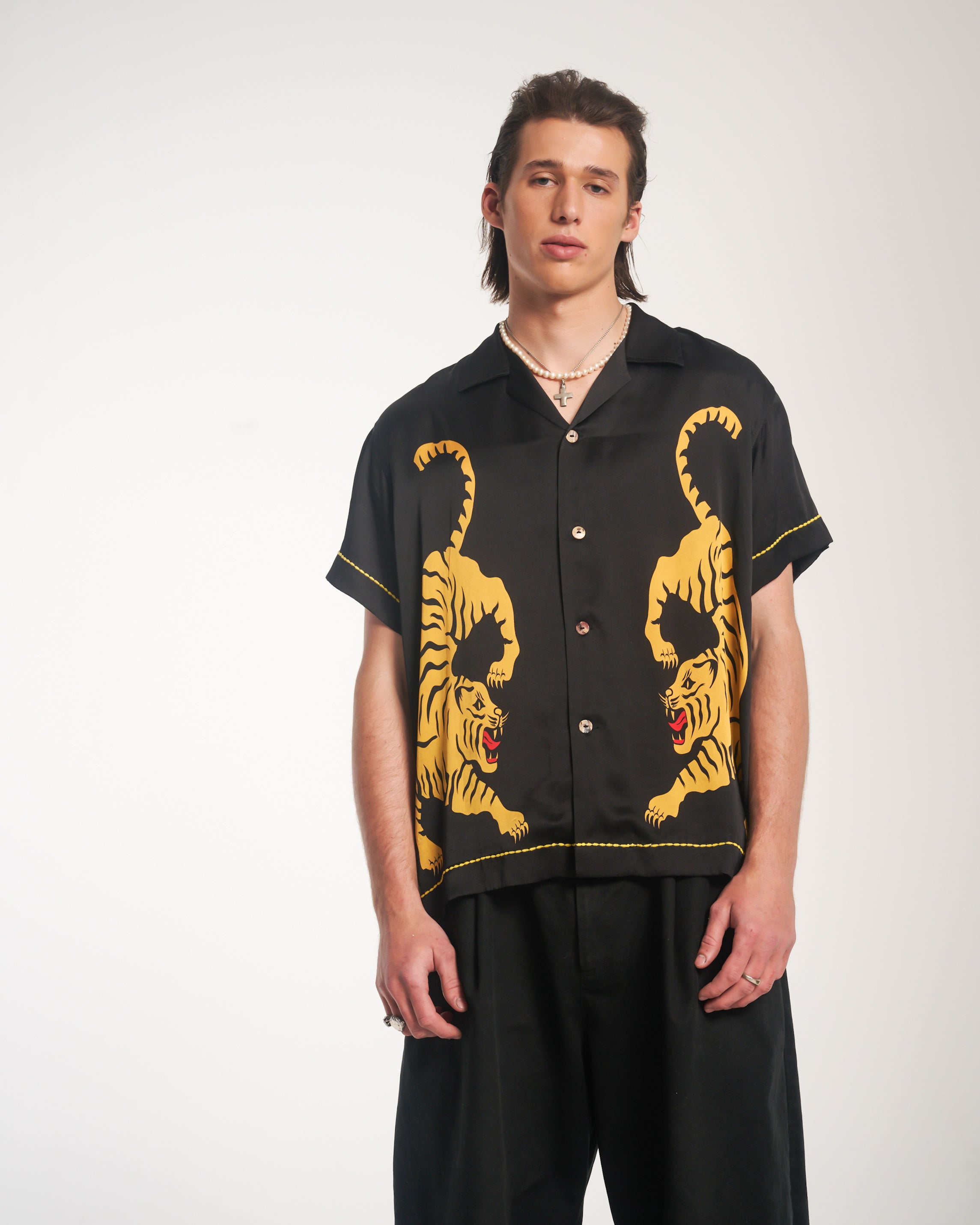 Crouching Tiger Silk Shirt