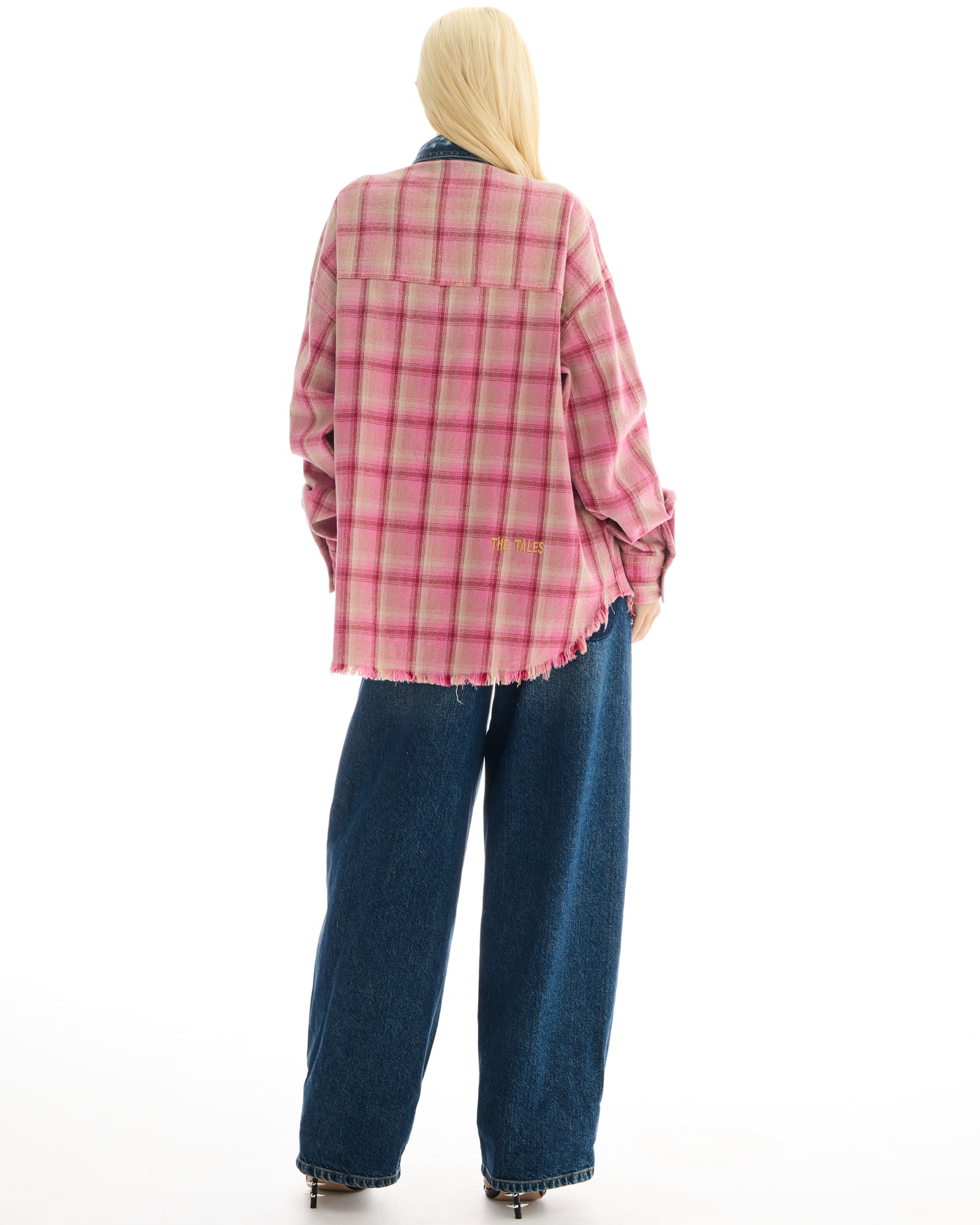 ザ・テイルズ ヴィンテージウォッシュフランネルシャツ