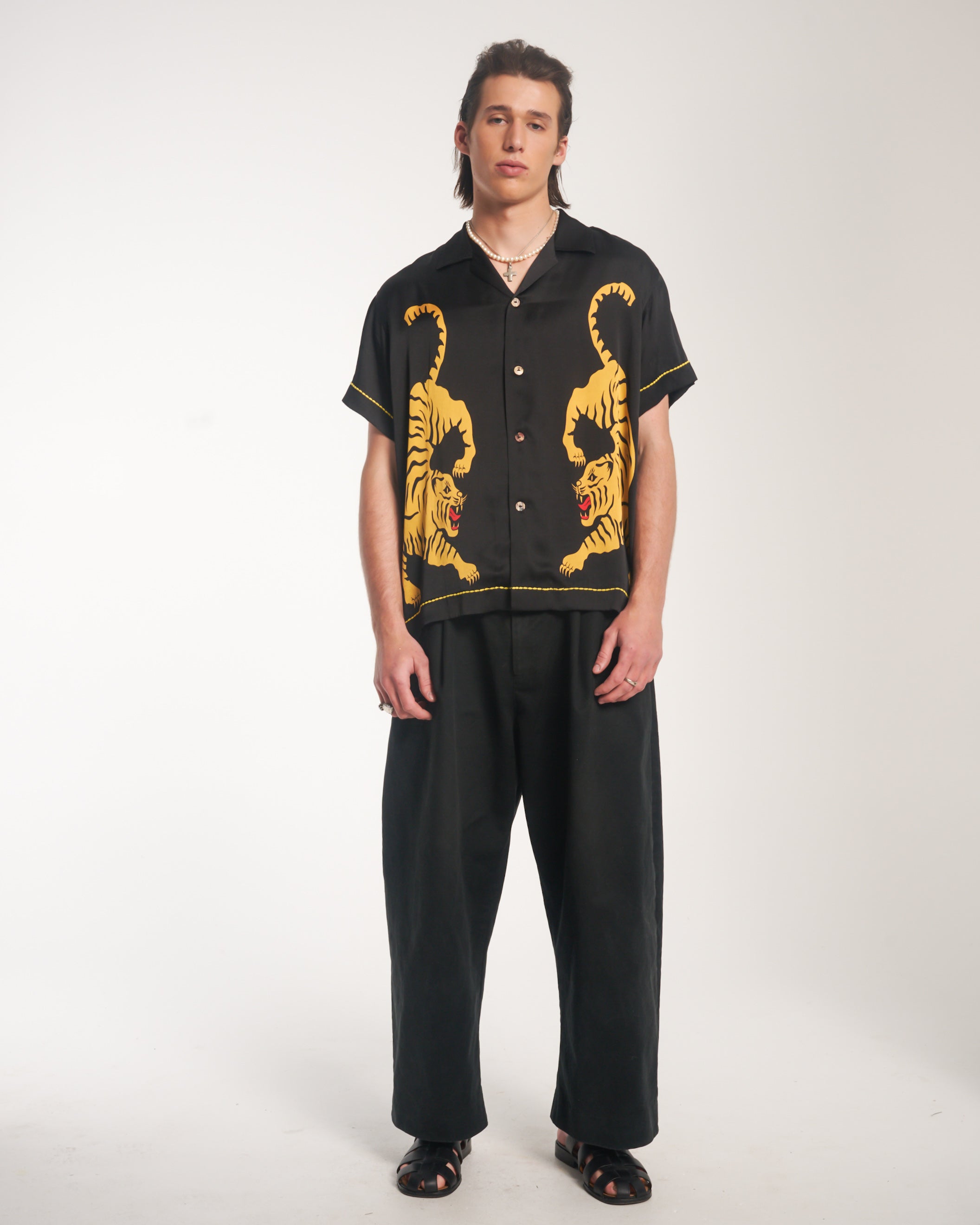 Crouching Tiger Silk Shirt