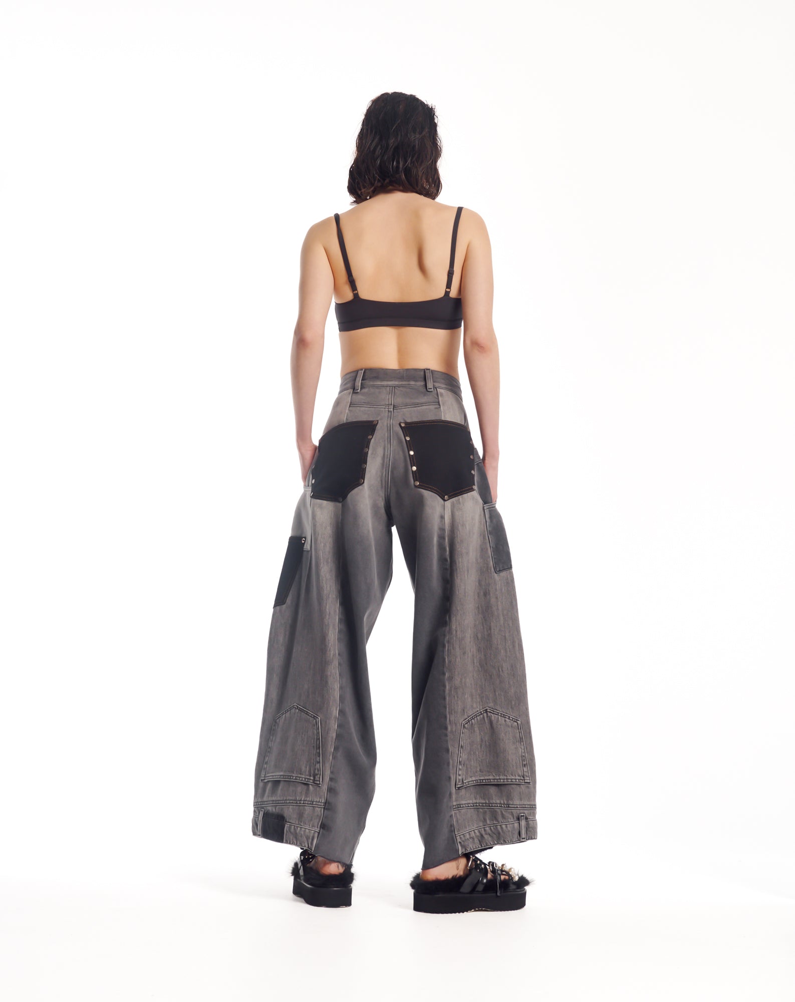Old Faithful Jeans mit verdrehten Nähten