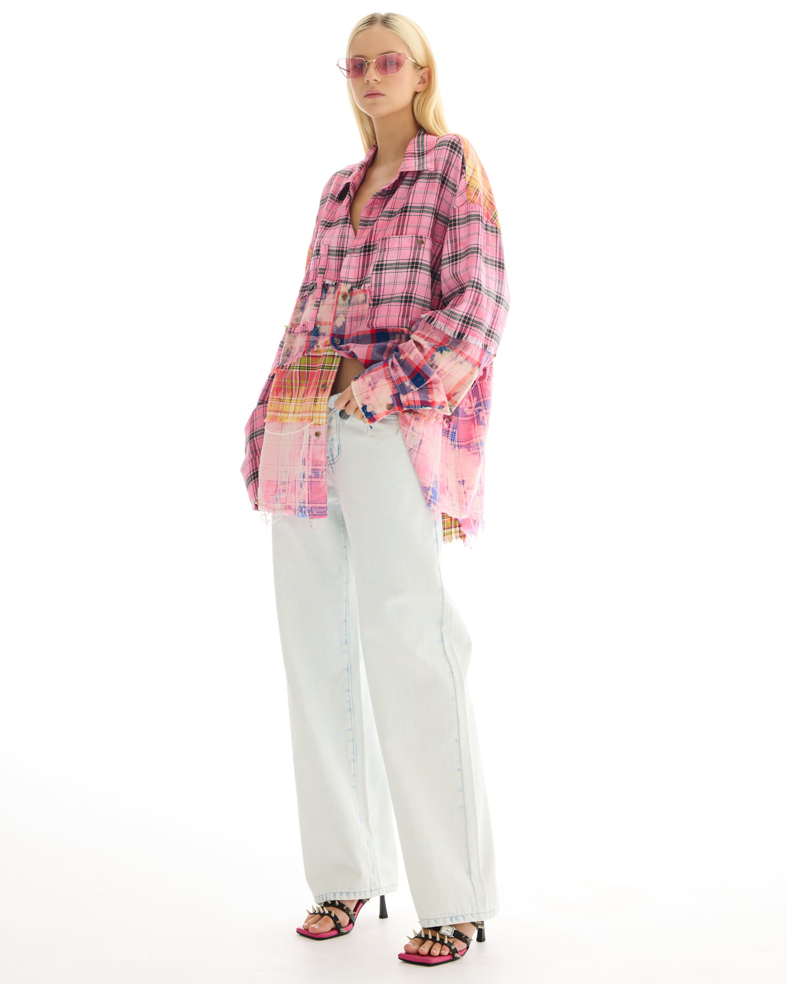 The Tales Reworked And Destroyed Check Shirt