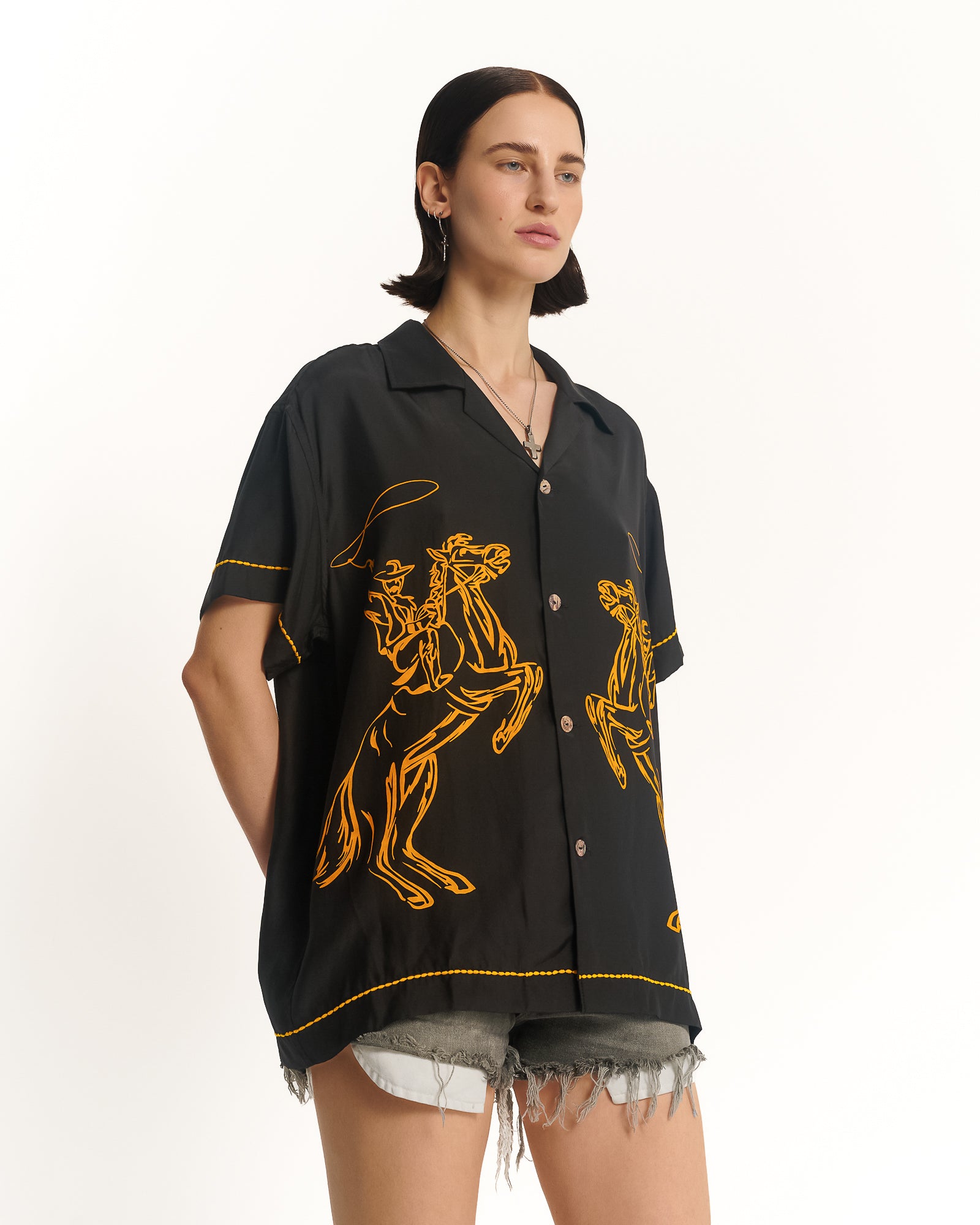 Cowboy Silk Shirt