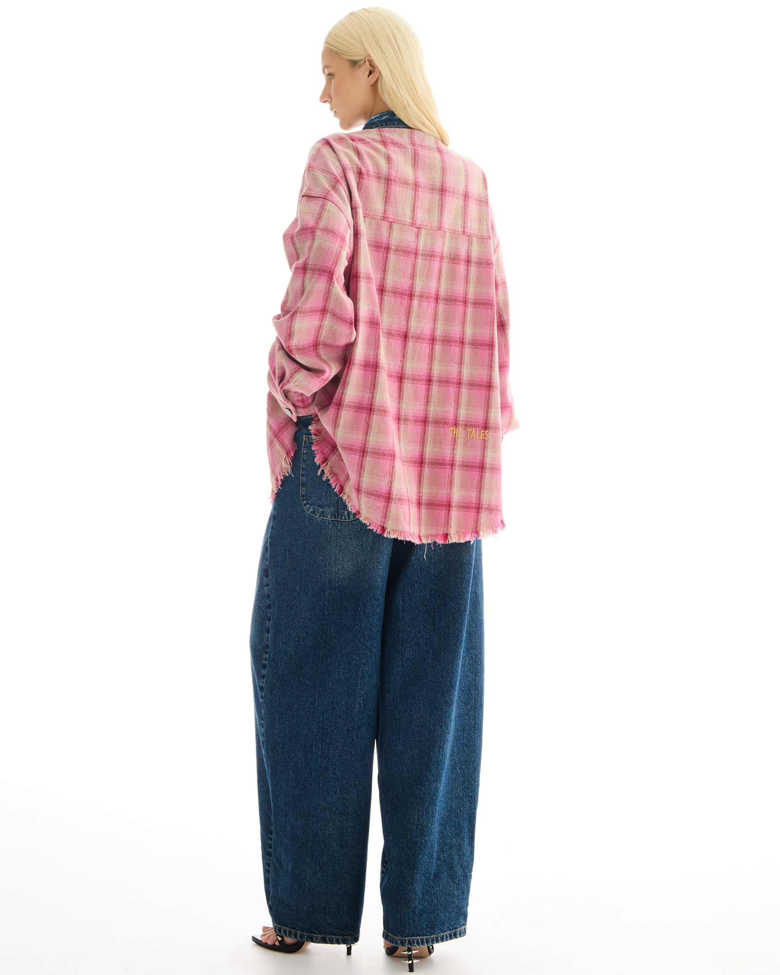 ザ・テイルズ ヴィンテージウォッシュフランネルシャツ