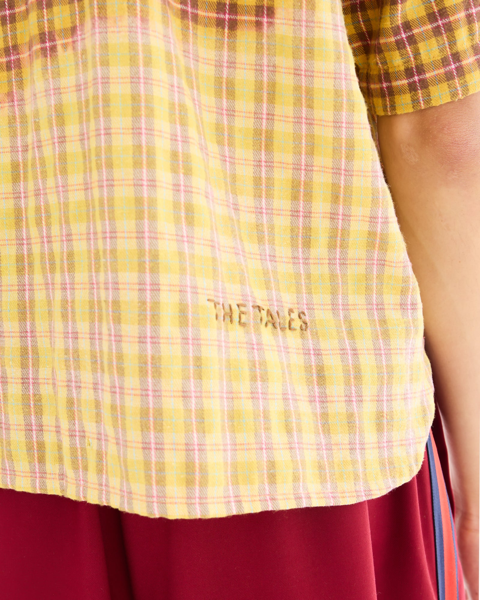 Fear And Loathing Bleached Check Shirt