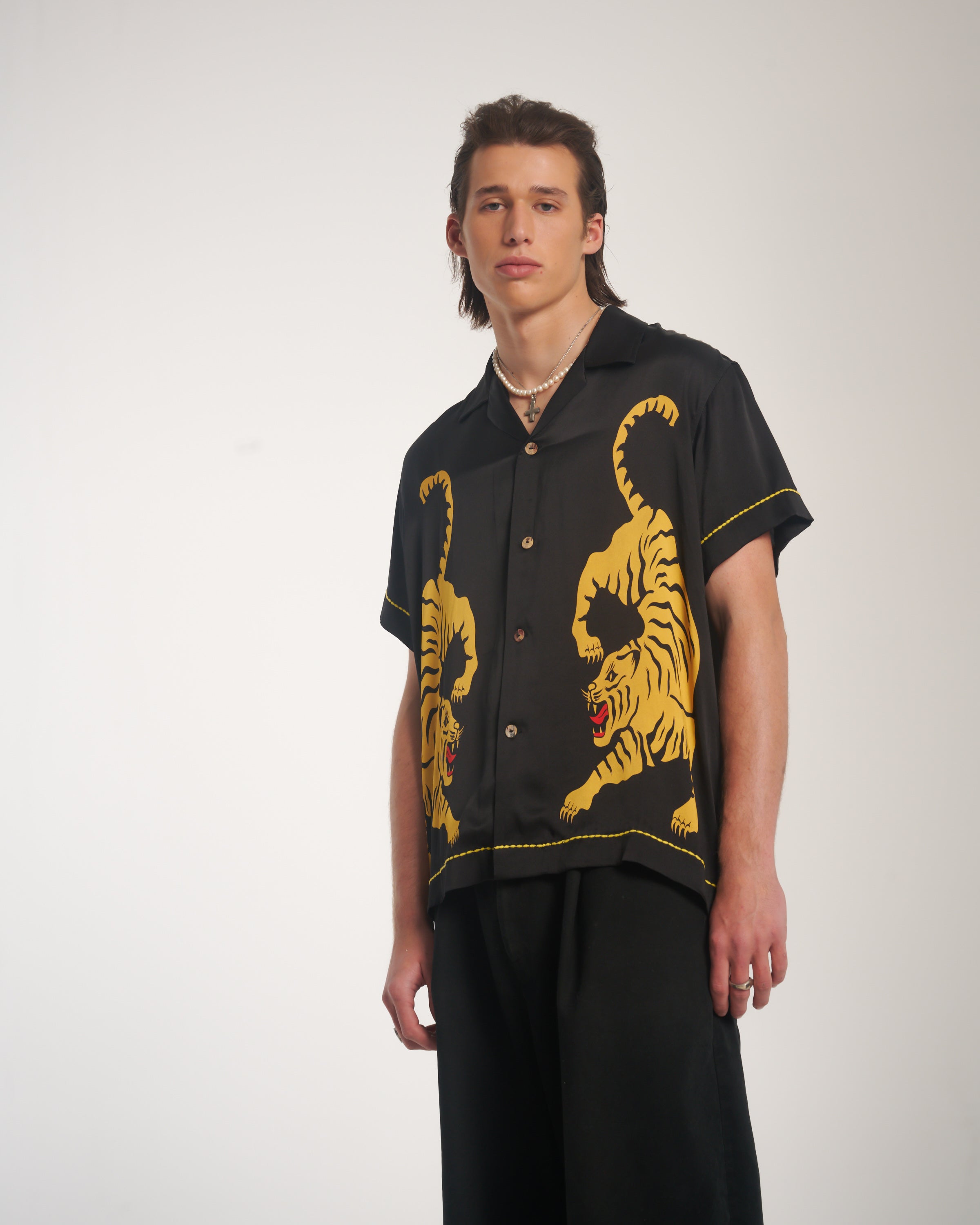 Crouching Tiger Silk Shirt