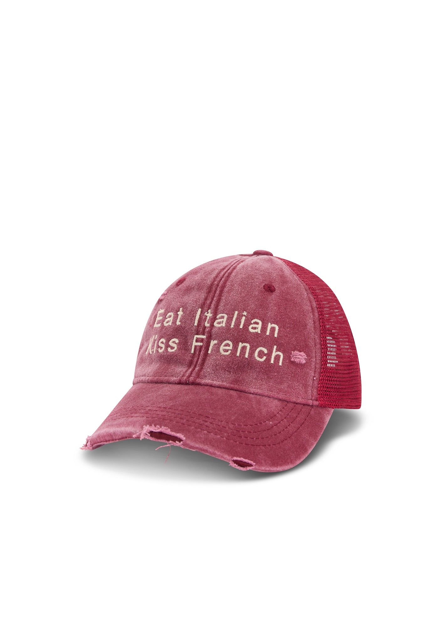Eat Italian Kiss French Trucker Cap THE TALES