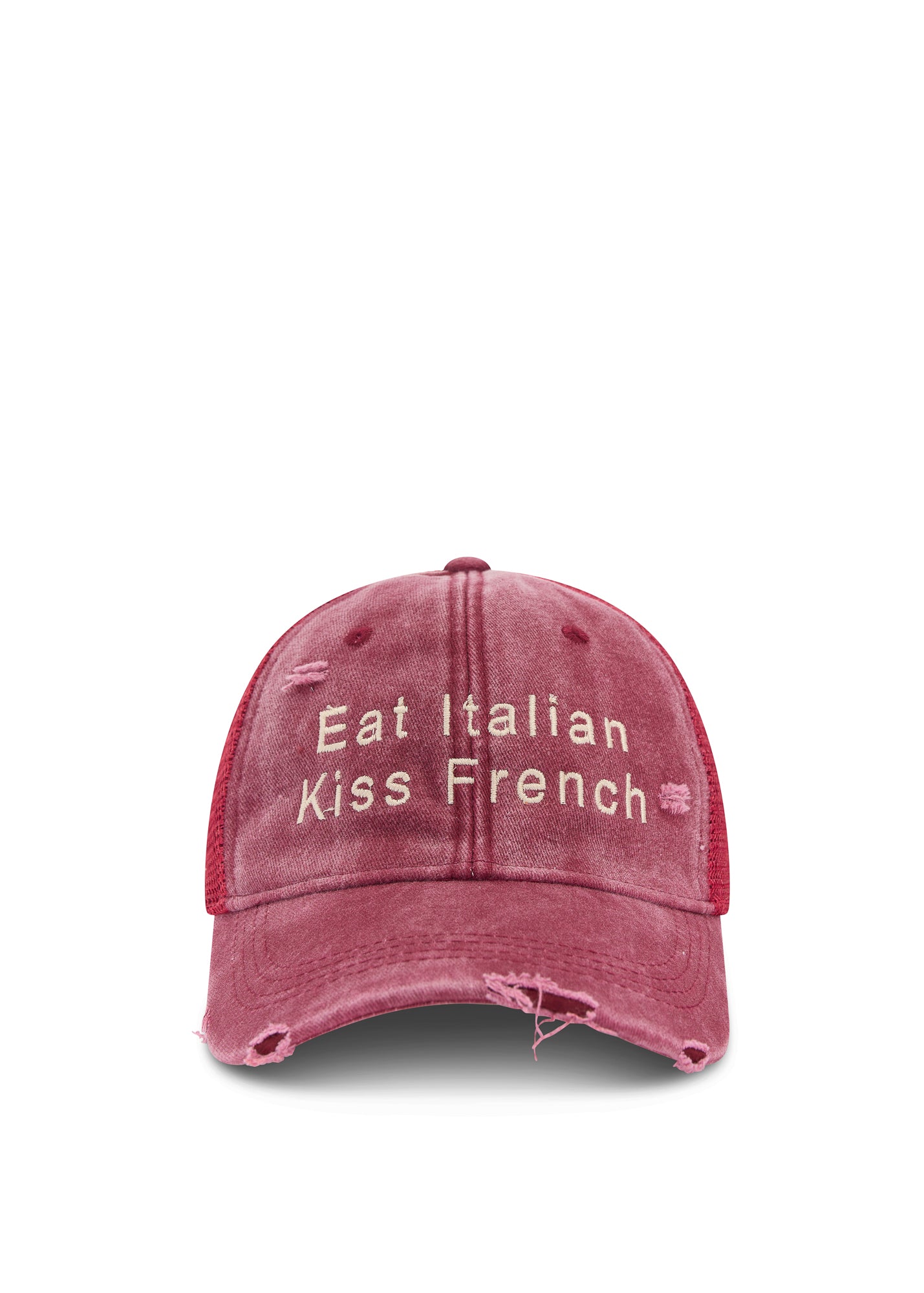 Eat Italian Kiss French Trucker Cap THE TALES