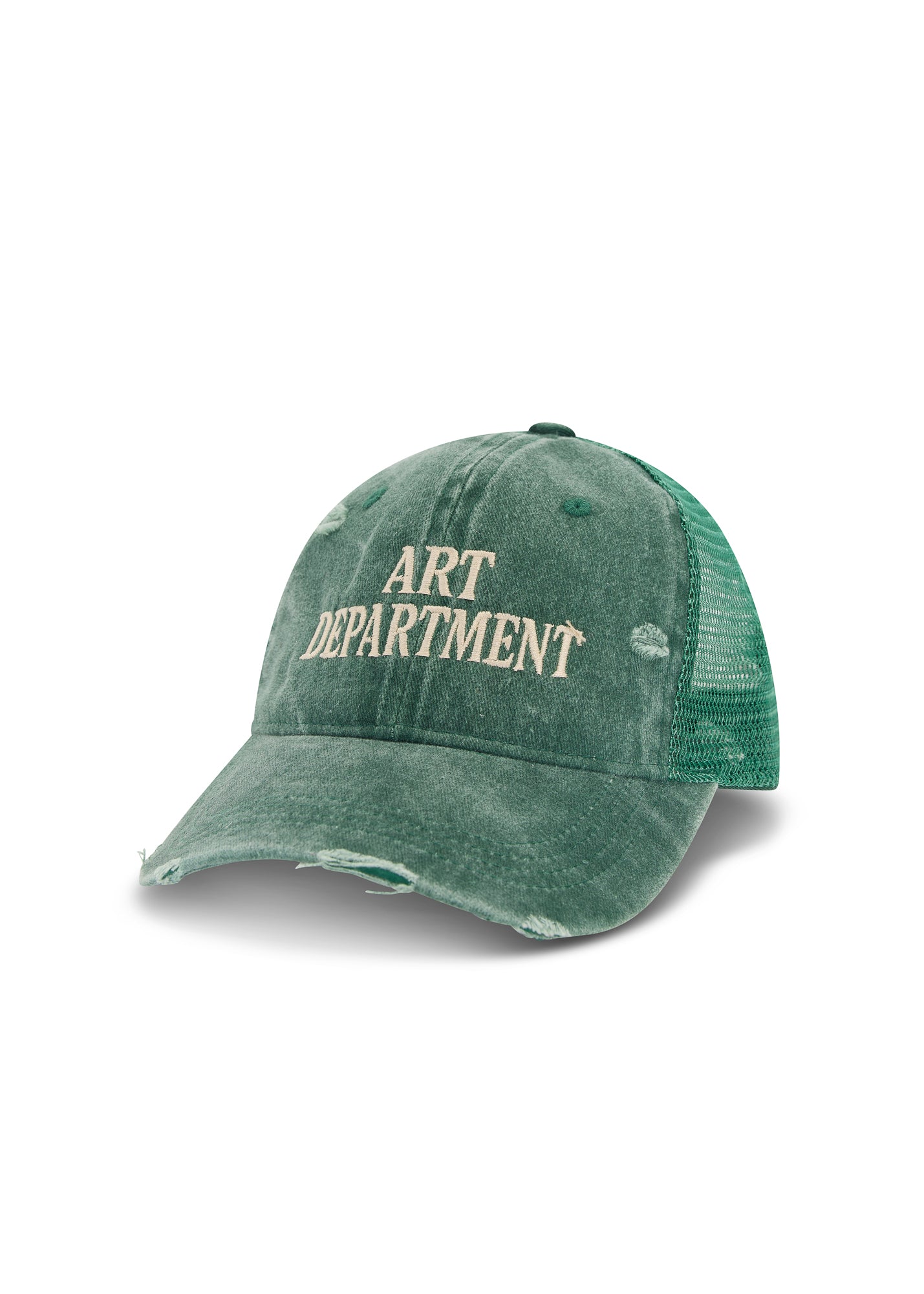 Destroyed Art Department Green Trucker Cap THE TALES
