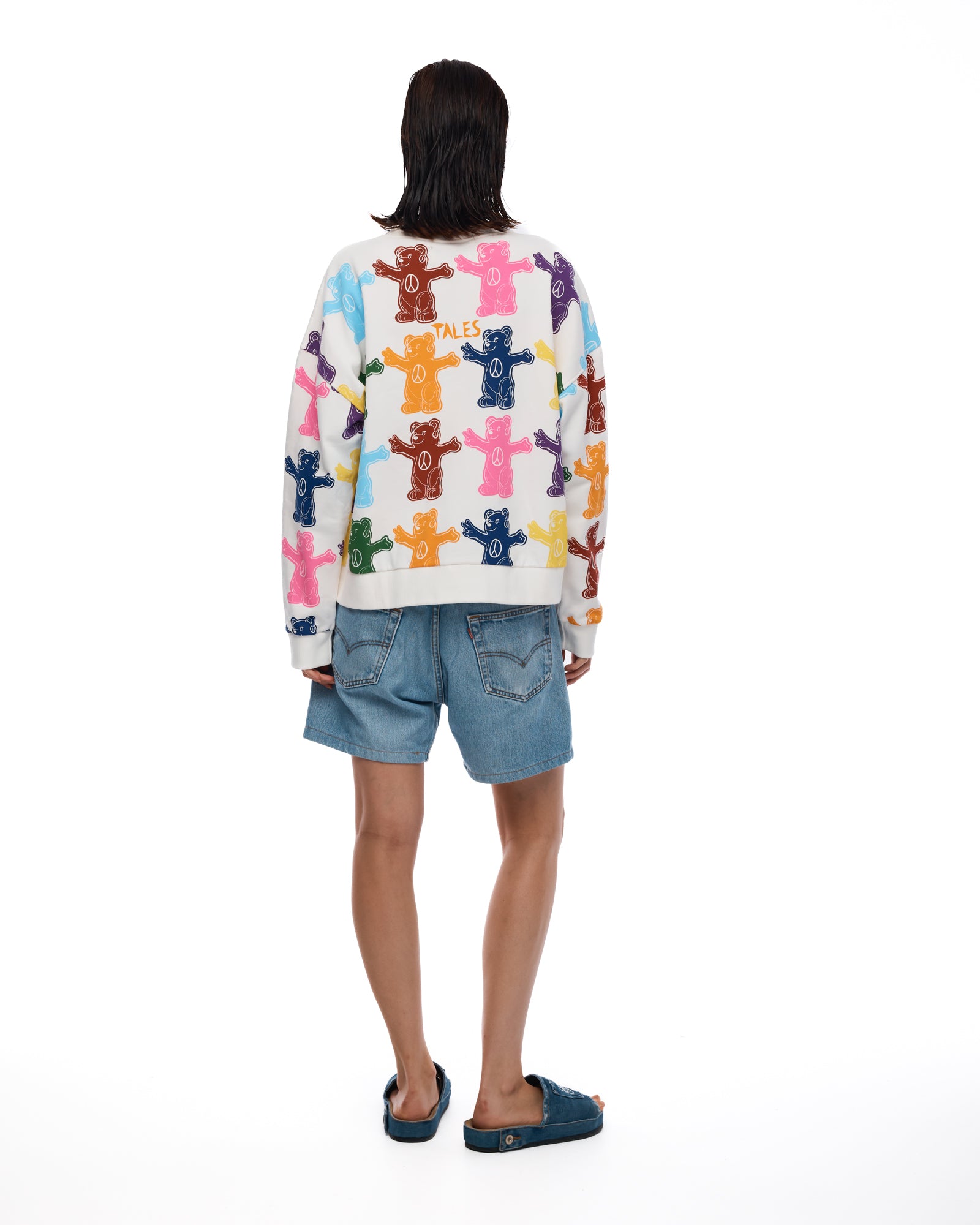 Peace Bear Bamboo Cotton Sweater
