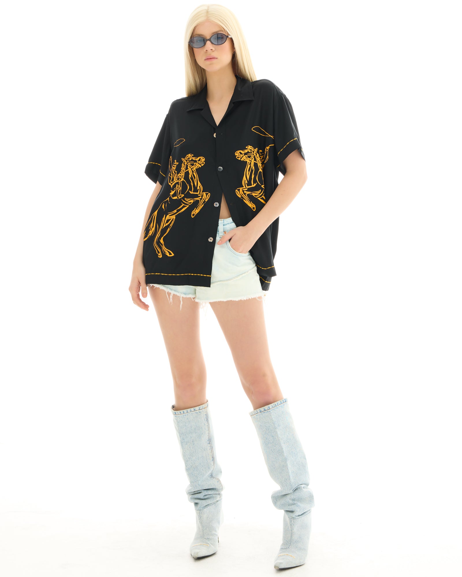 Cowboy Silk Shirt