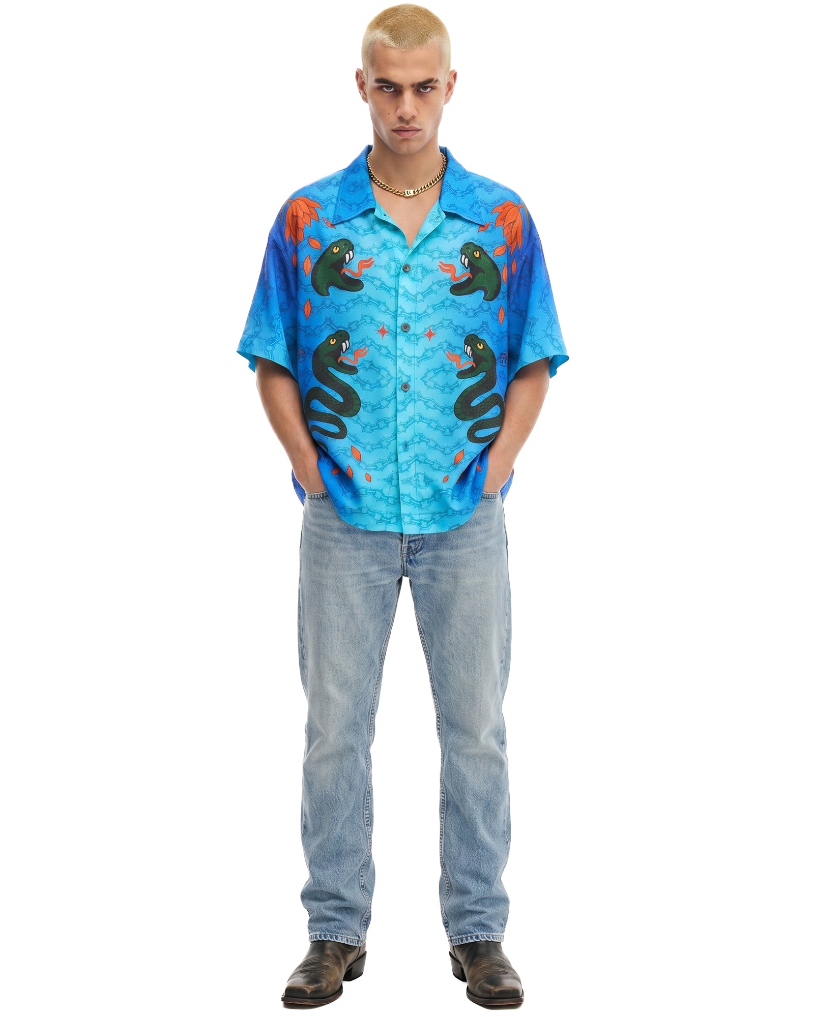 Snake Chain oversized Shirt