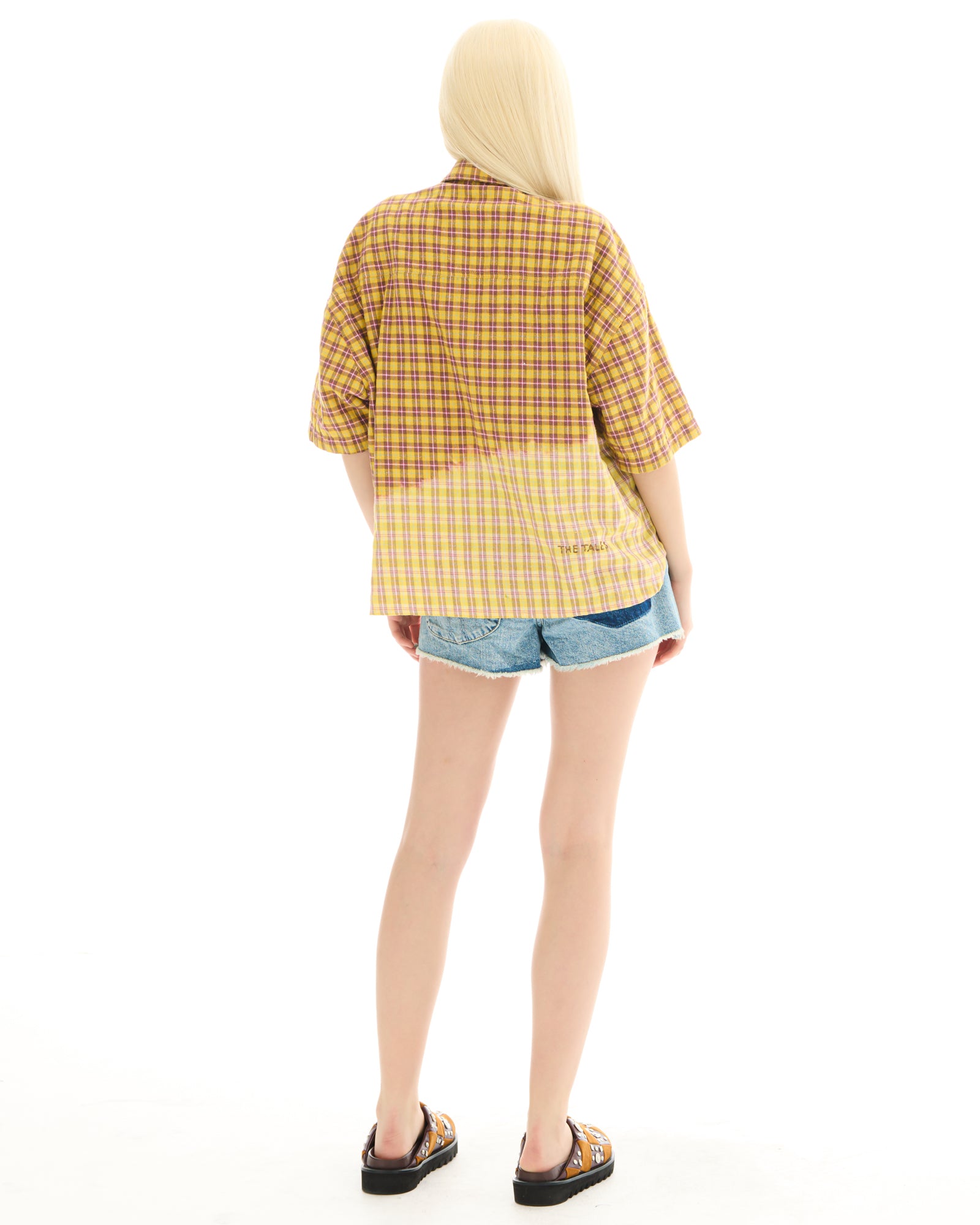 Fear And Loathing Bleached Check Shirt