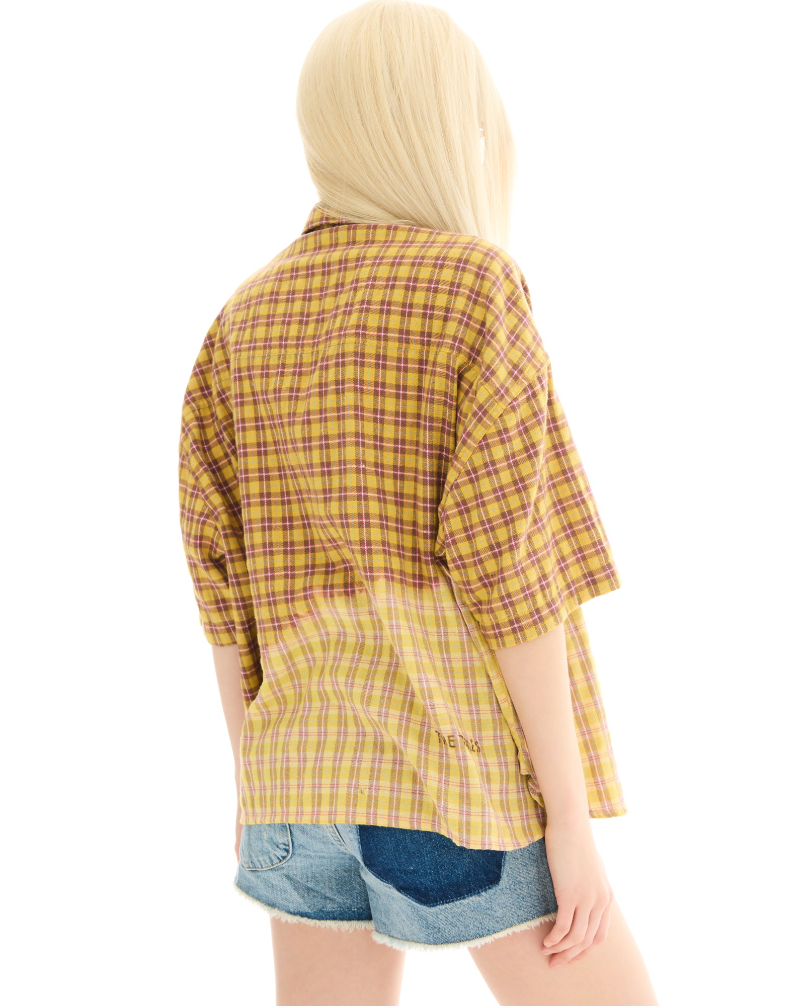 Fear And Loathing Bleached Check Shirt