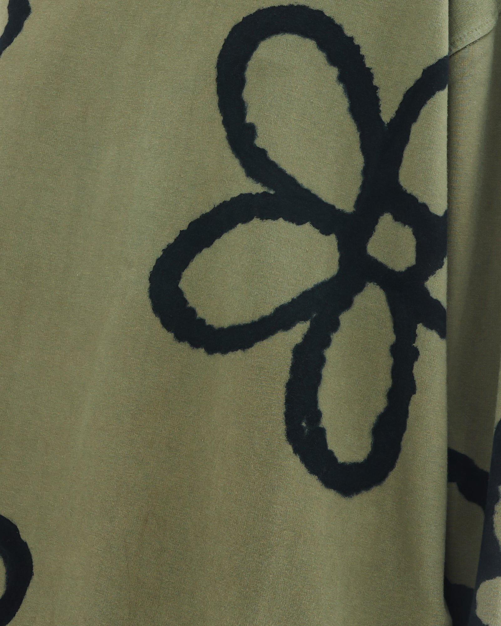 Hand Sprayed Flower Bamboo Sweater